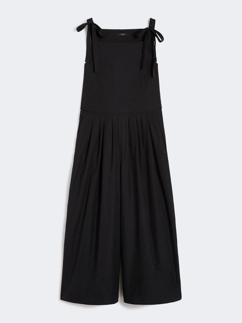 WKIAGGUATI Cotton poplin jumpsuit - BLACK 1