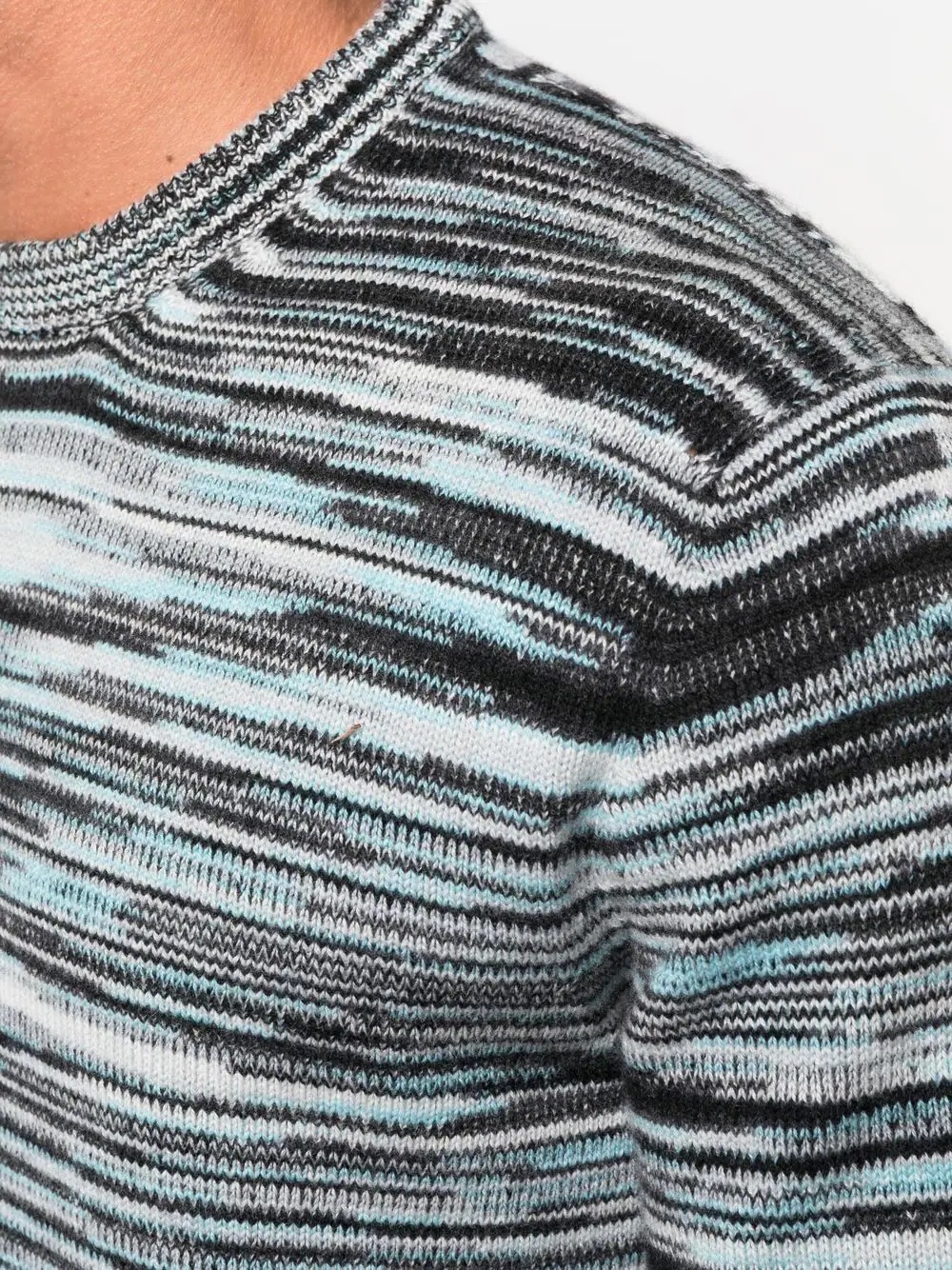 striped cashmere jumper - 5