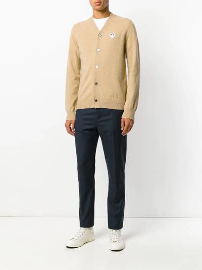 Comme des Garçons PLAY v-neck cardigan outlook