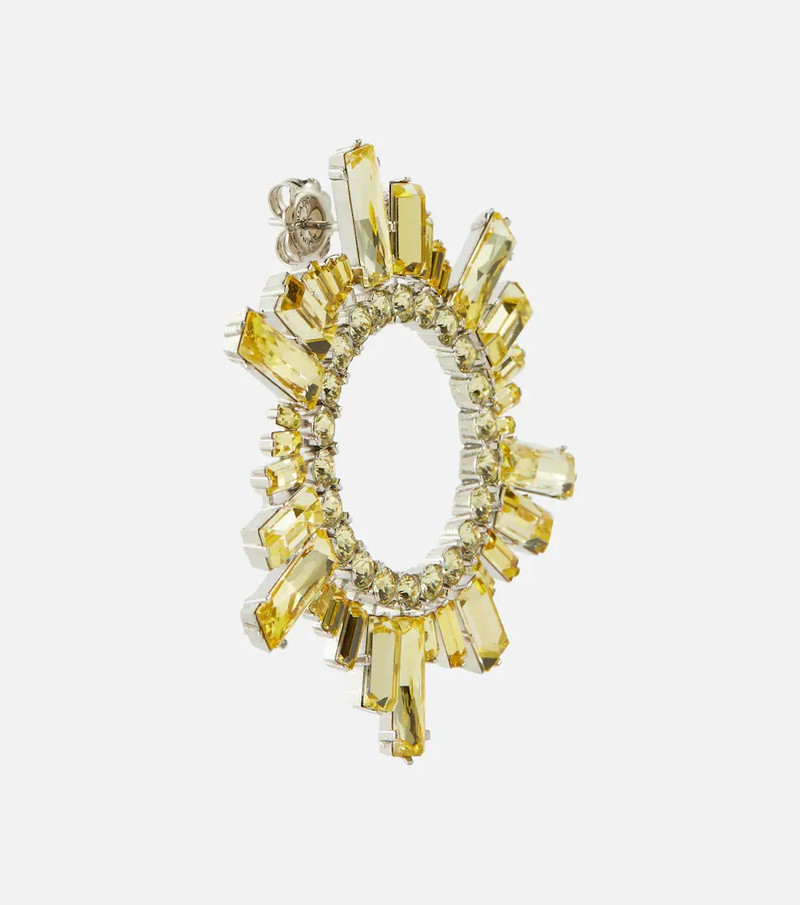 Amina Muaddi Begum crystal-embellished earrings outlook