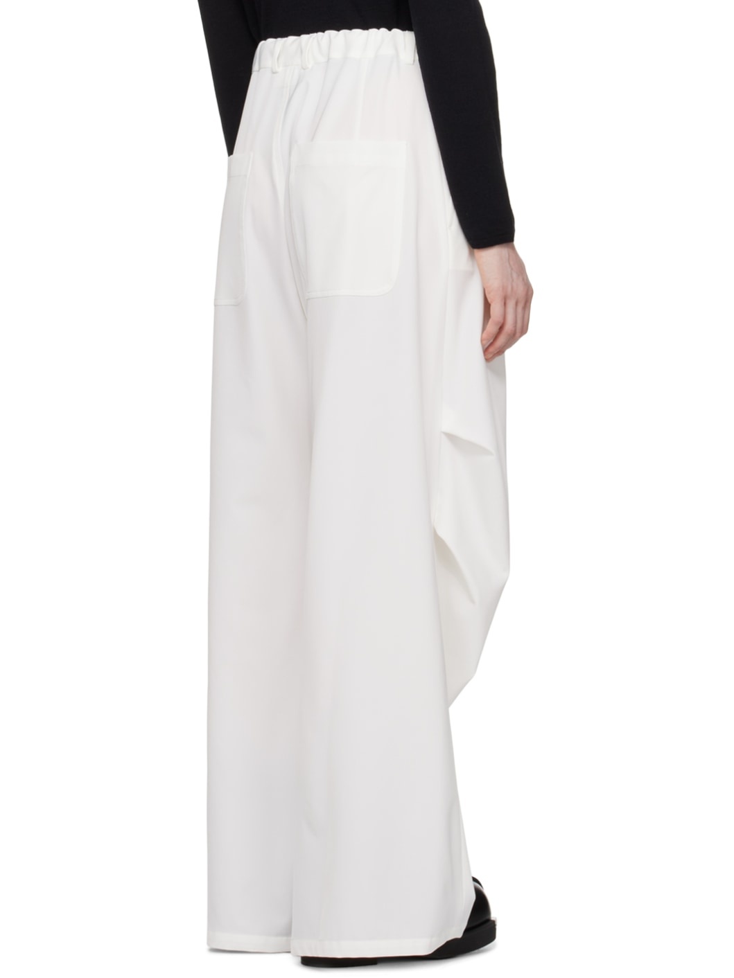Off-White Drawstring Trousers - 3