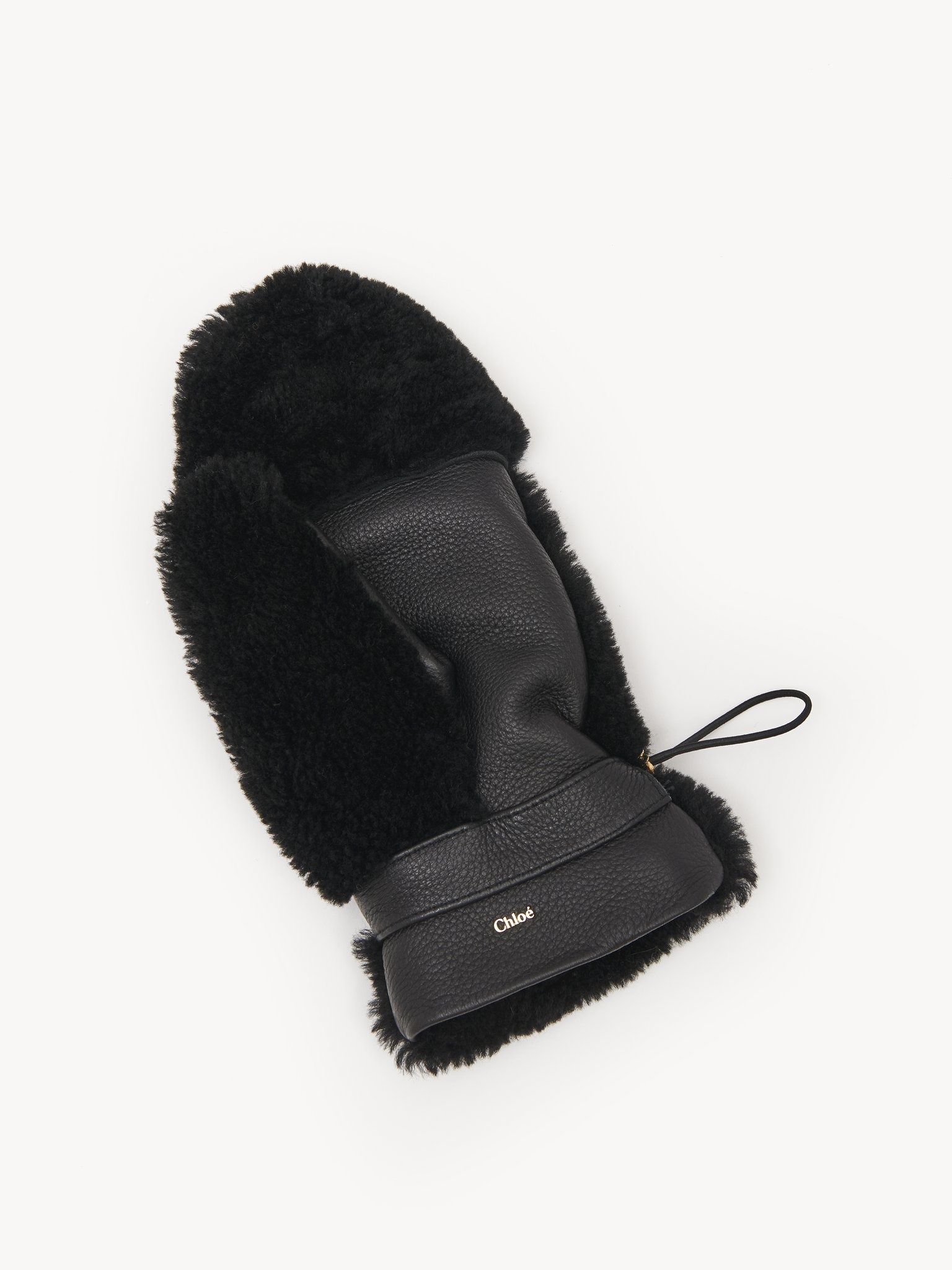 SHEARLING MITTENS - 3