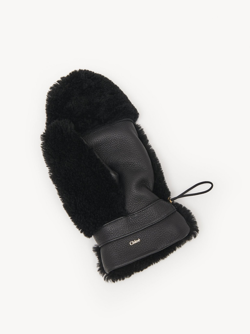 SHEARLING MITTENS 3