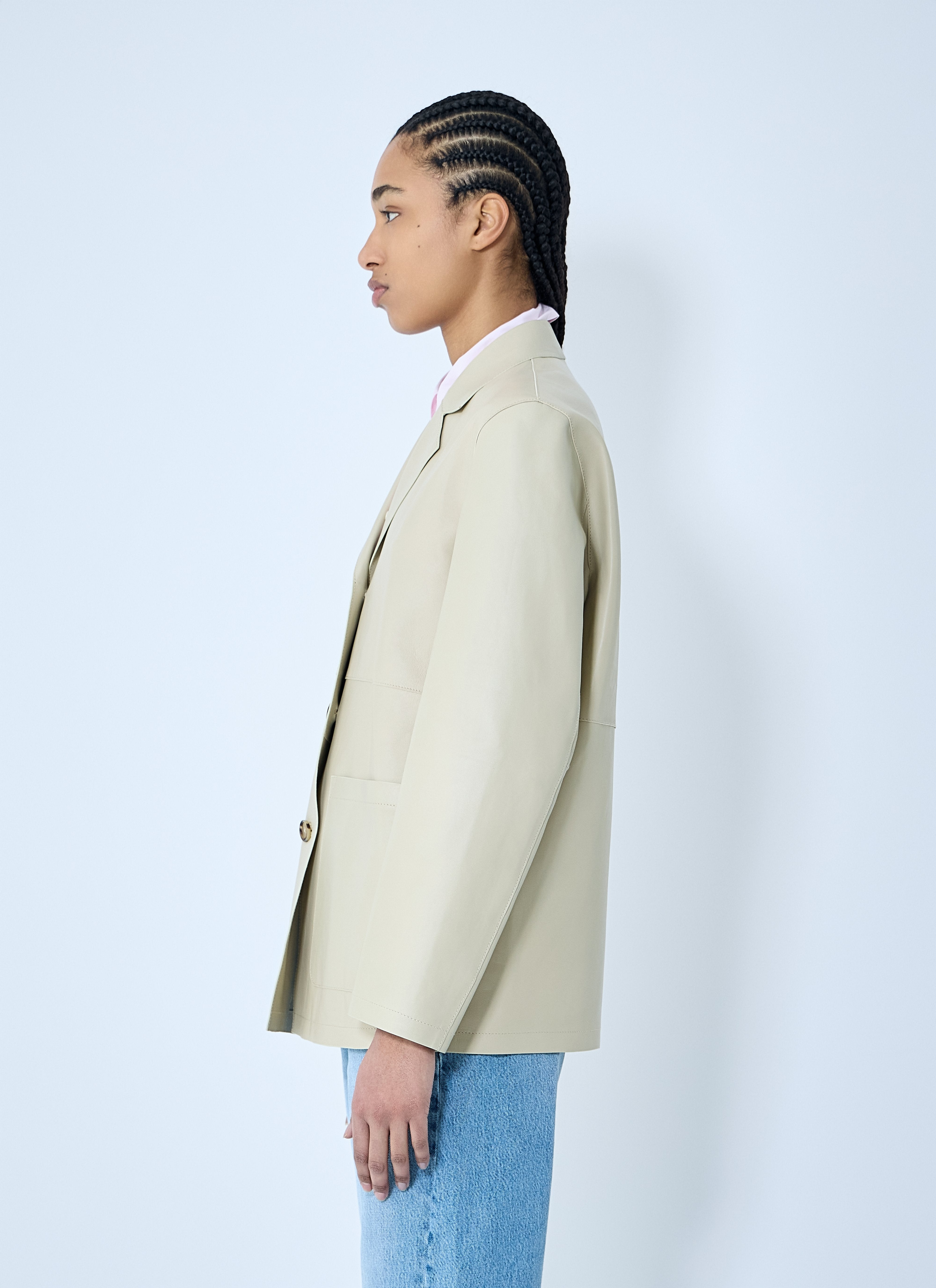 Toteme Women Clean Leather Blazer - 3