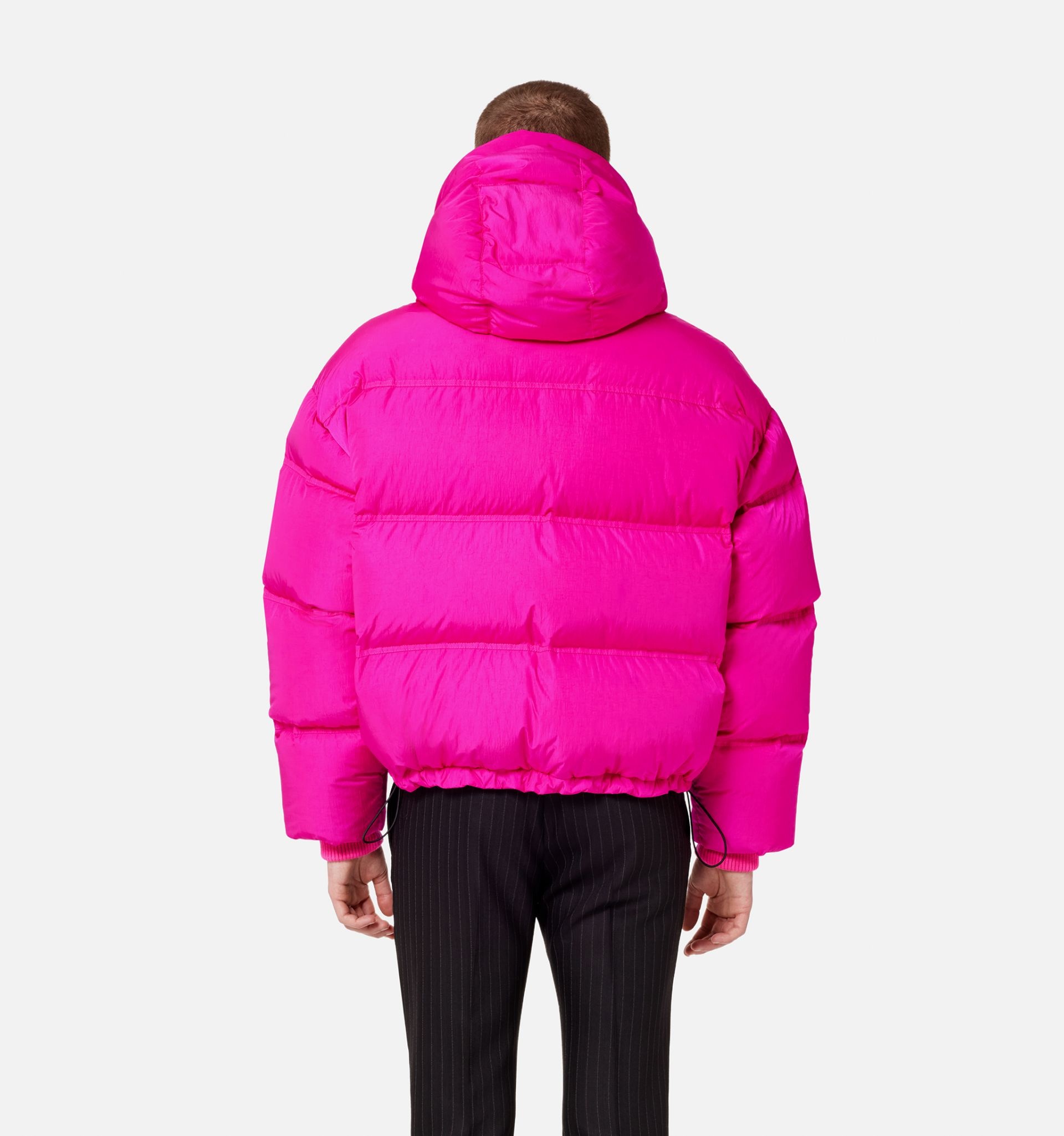 Down Jacket With Ami De Cœur Patch - 5