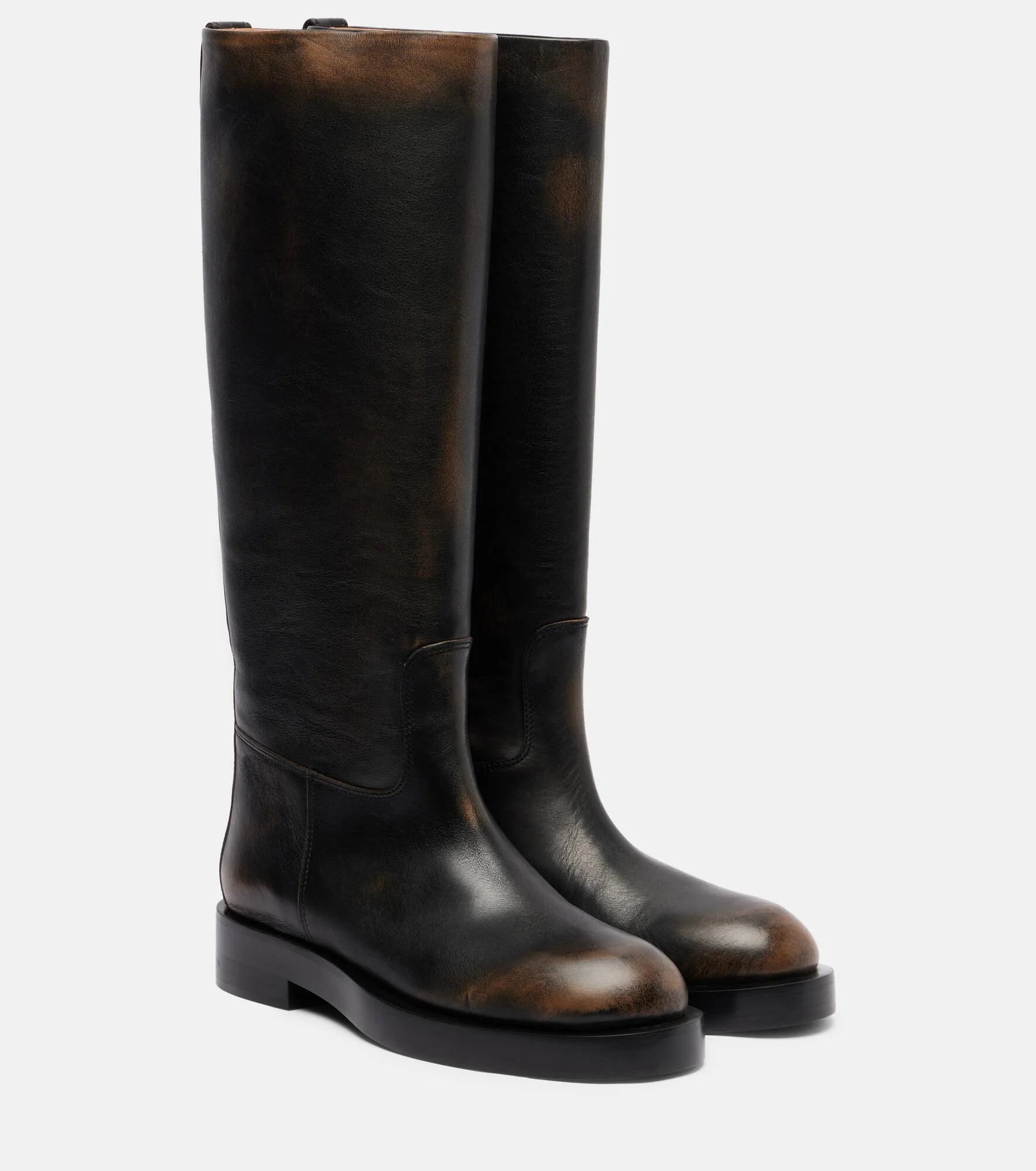 Napa leather knee-high boots - 1