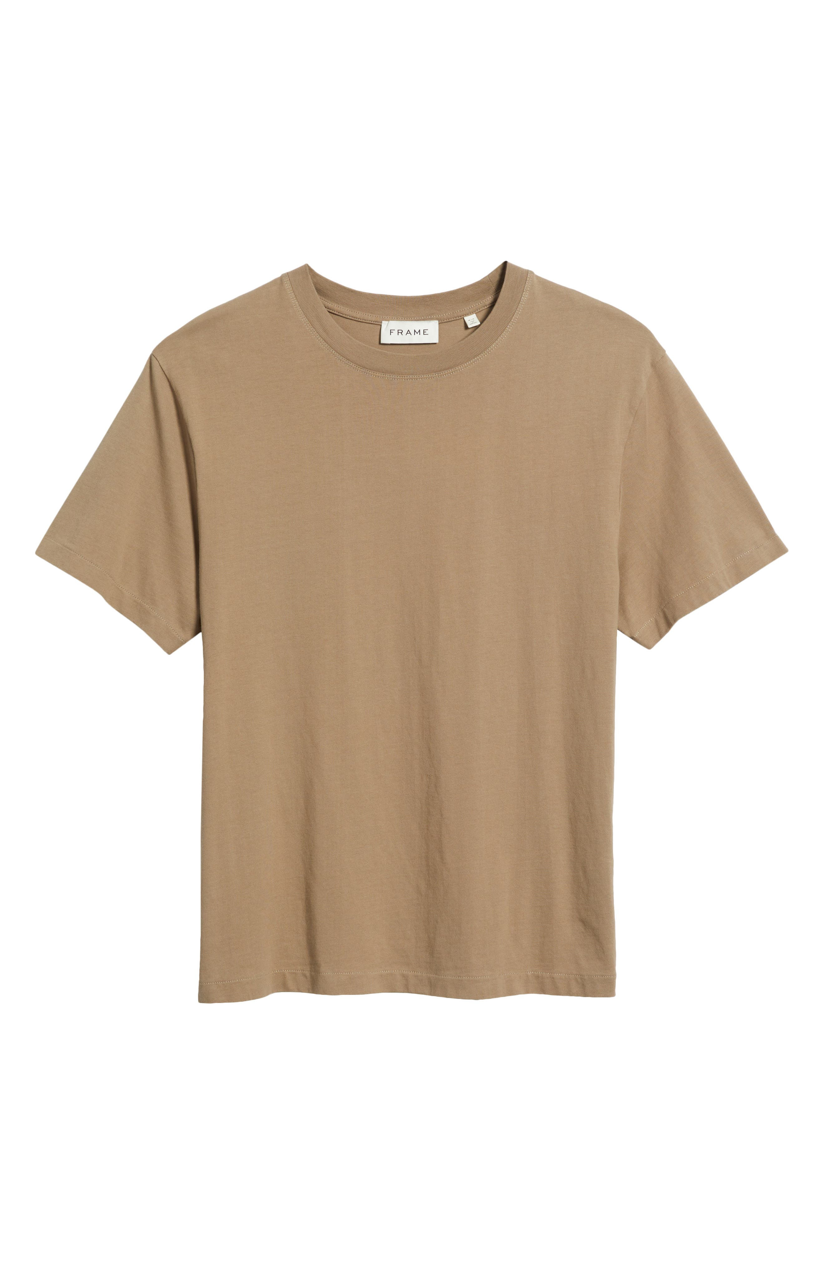 FRAME Logo Cotton T-Shirt in Latte Brown at Nordstrom - 5
