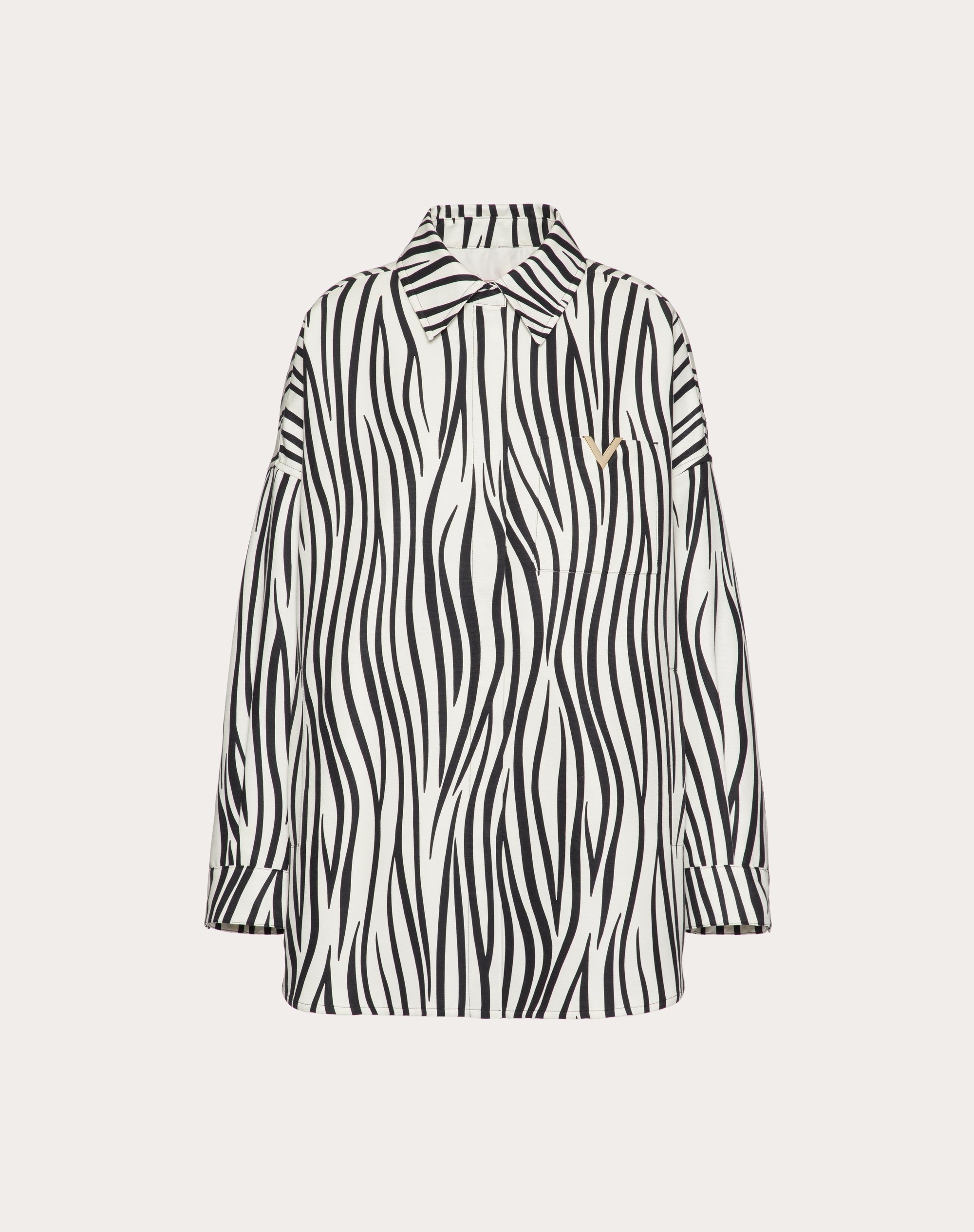 FAILLE OVERSHIRT WITH ZEBRA 1966 PRINT - 1