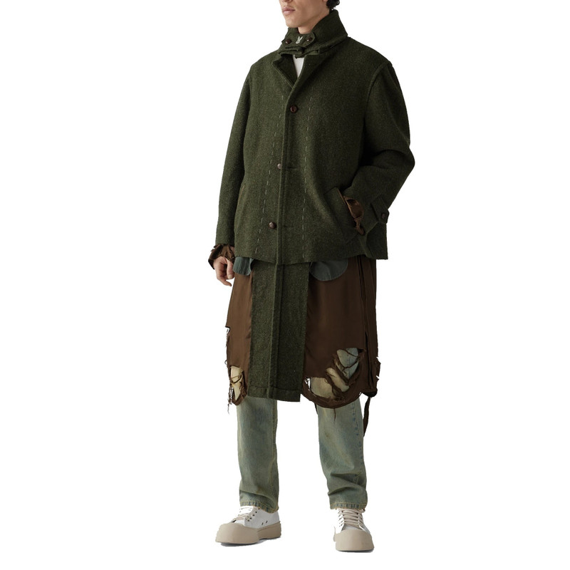 Maison Margiela DESTROYED-LOOK COAT outlook