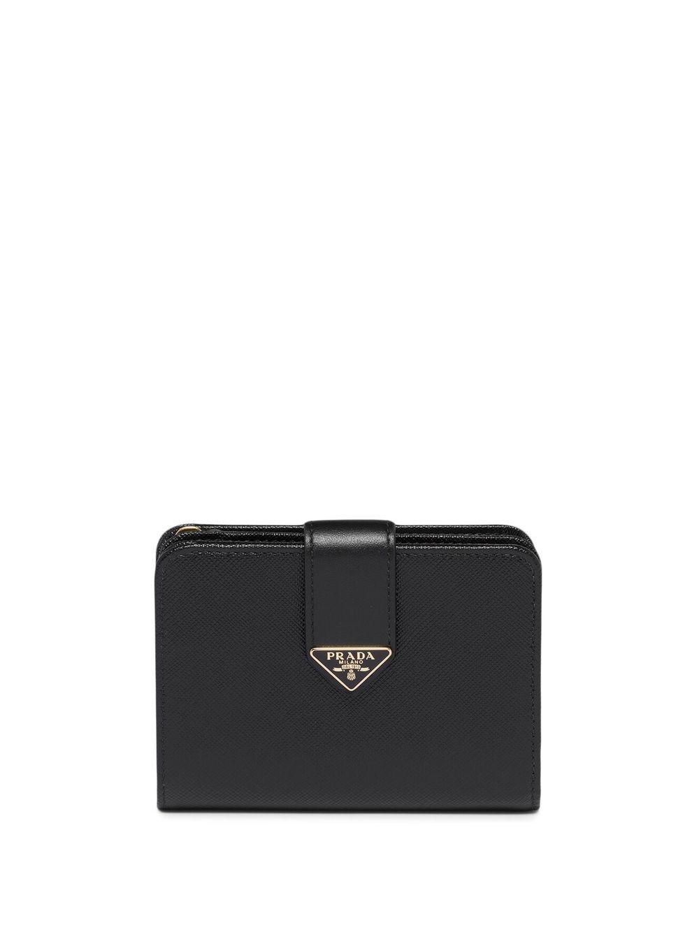leather logo-detail wallet - 1