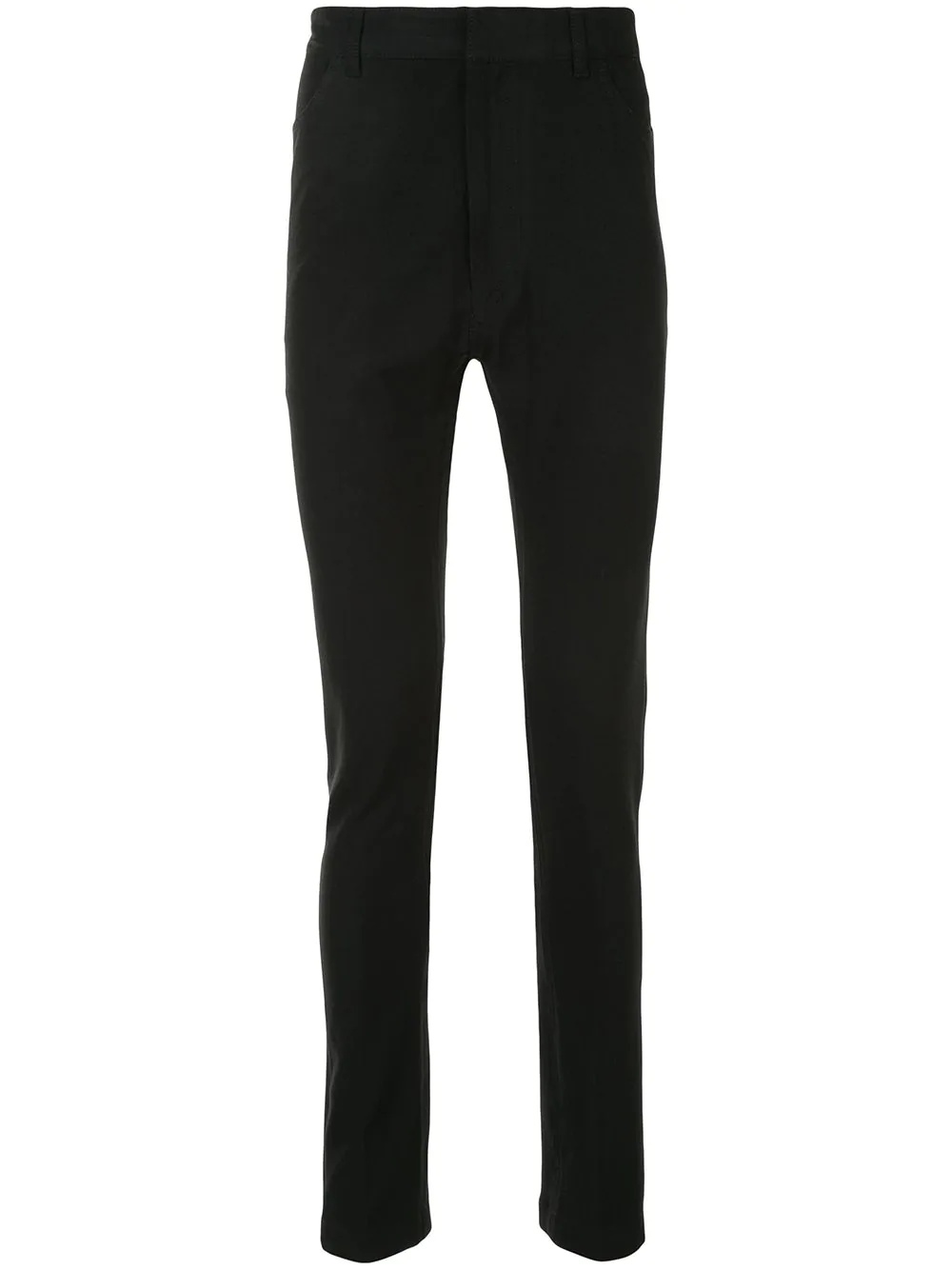 high-waisted skinny trousers - 1