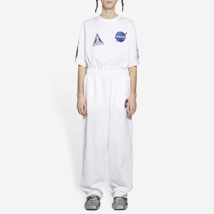Balenciaga x NASA Joggers 'Bianco' 641673TKVD89040 - 3