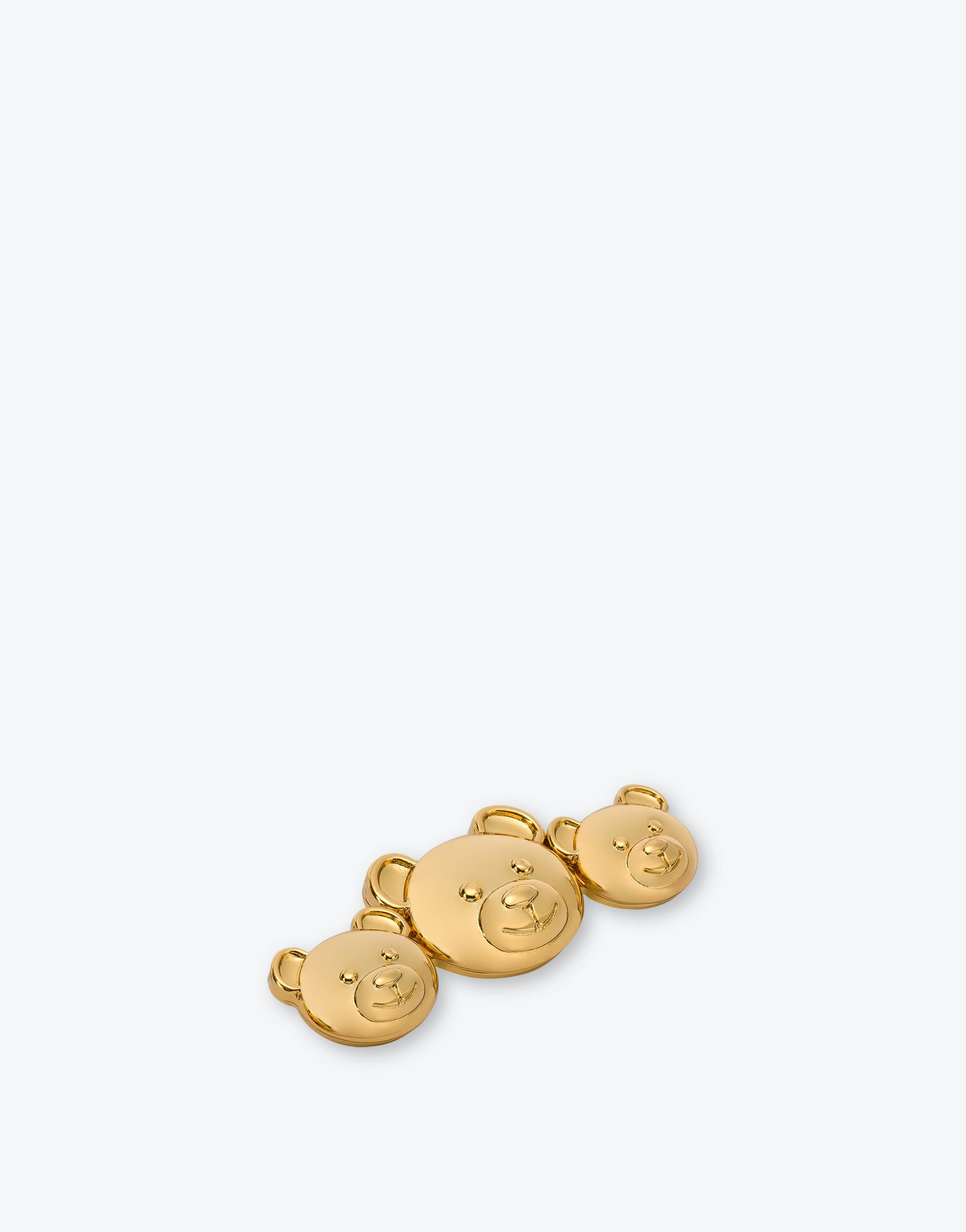 MOSCHINO TEDDY BEAR GOLD BROOCH - 2