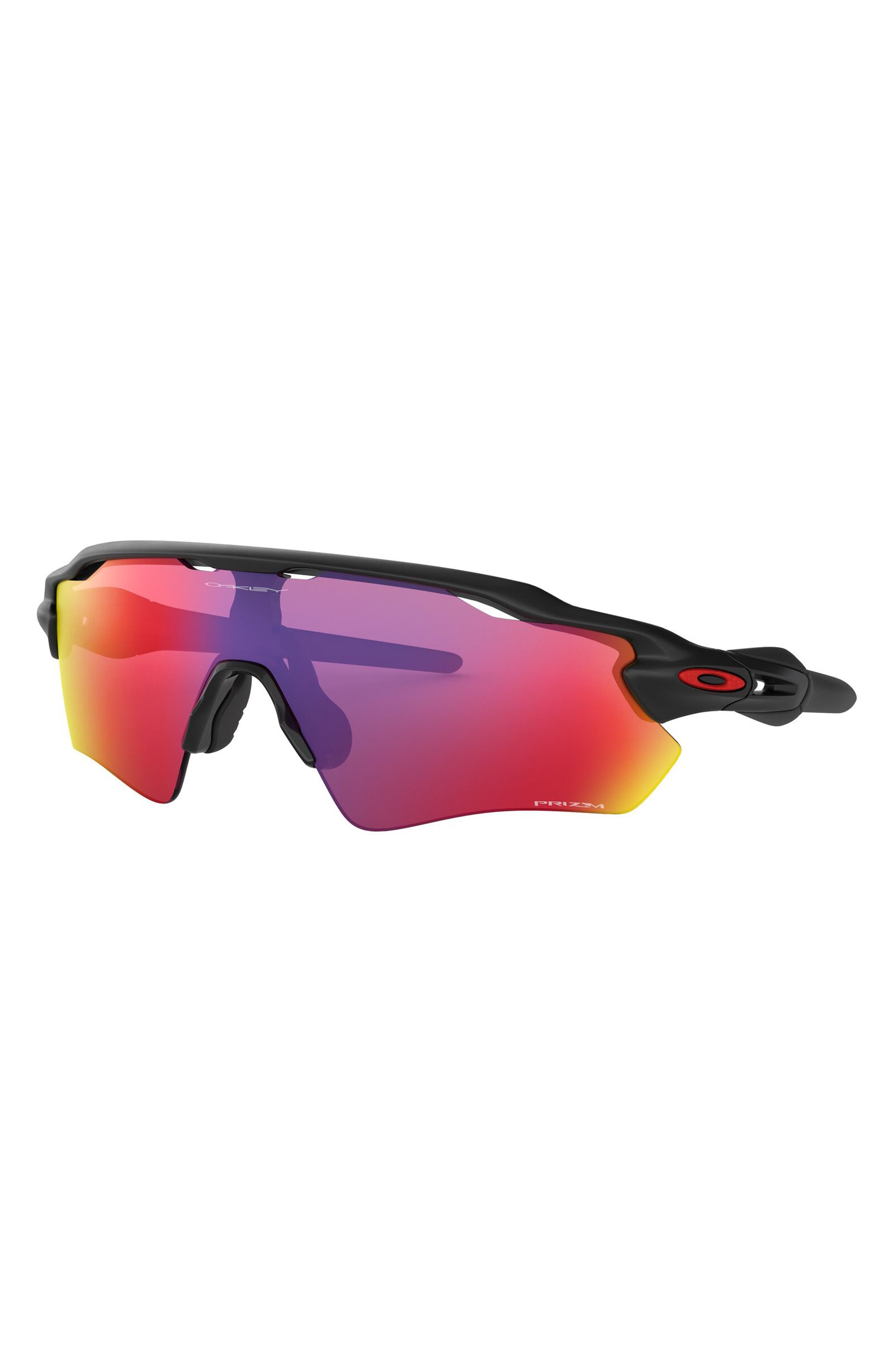Oakley Radar® EV Path® 38mm Shield Sunglasses in Black/Purple Red at Nordstrom - 3