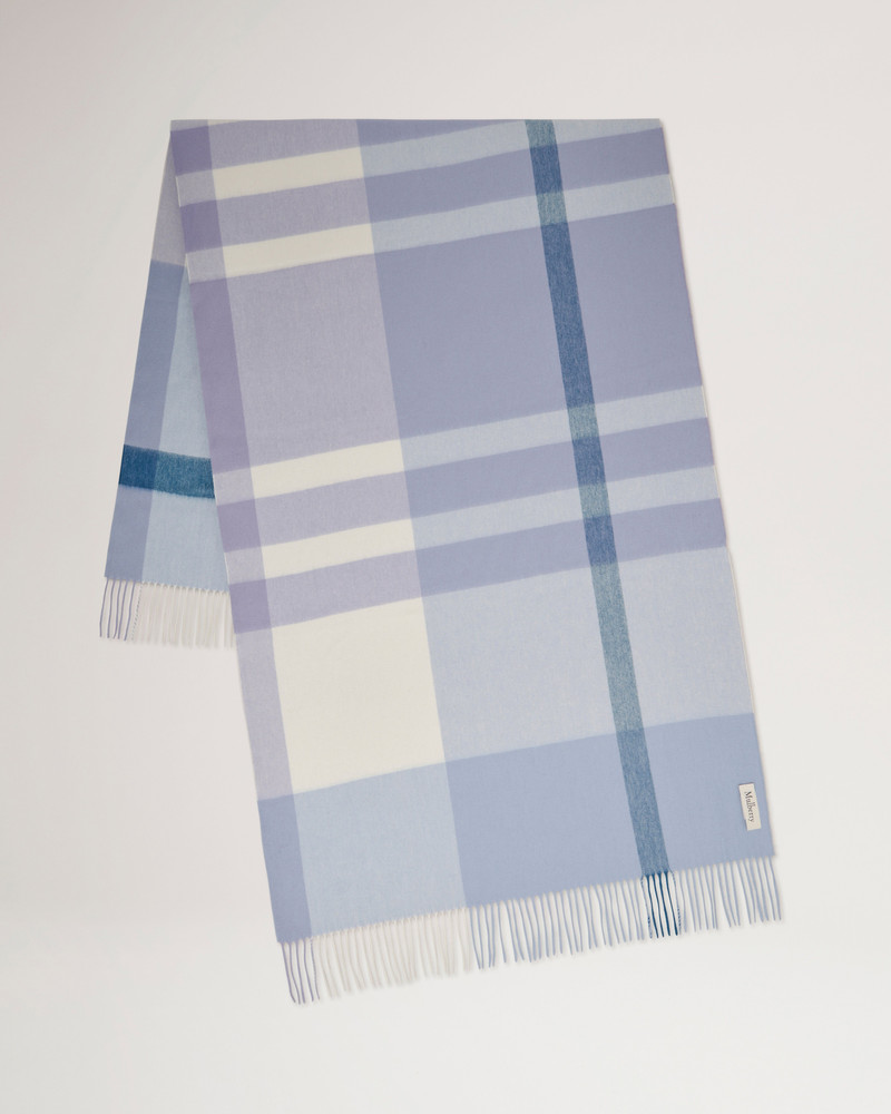Mulberry Large Check Merino Wool Scarf
Poplin Blue & White Merino Wool outlook