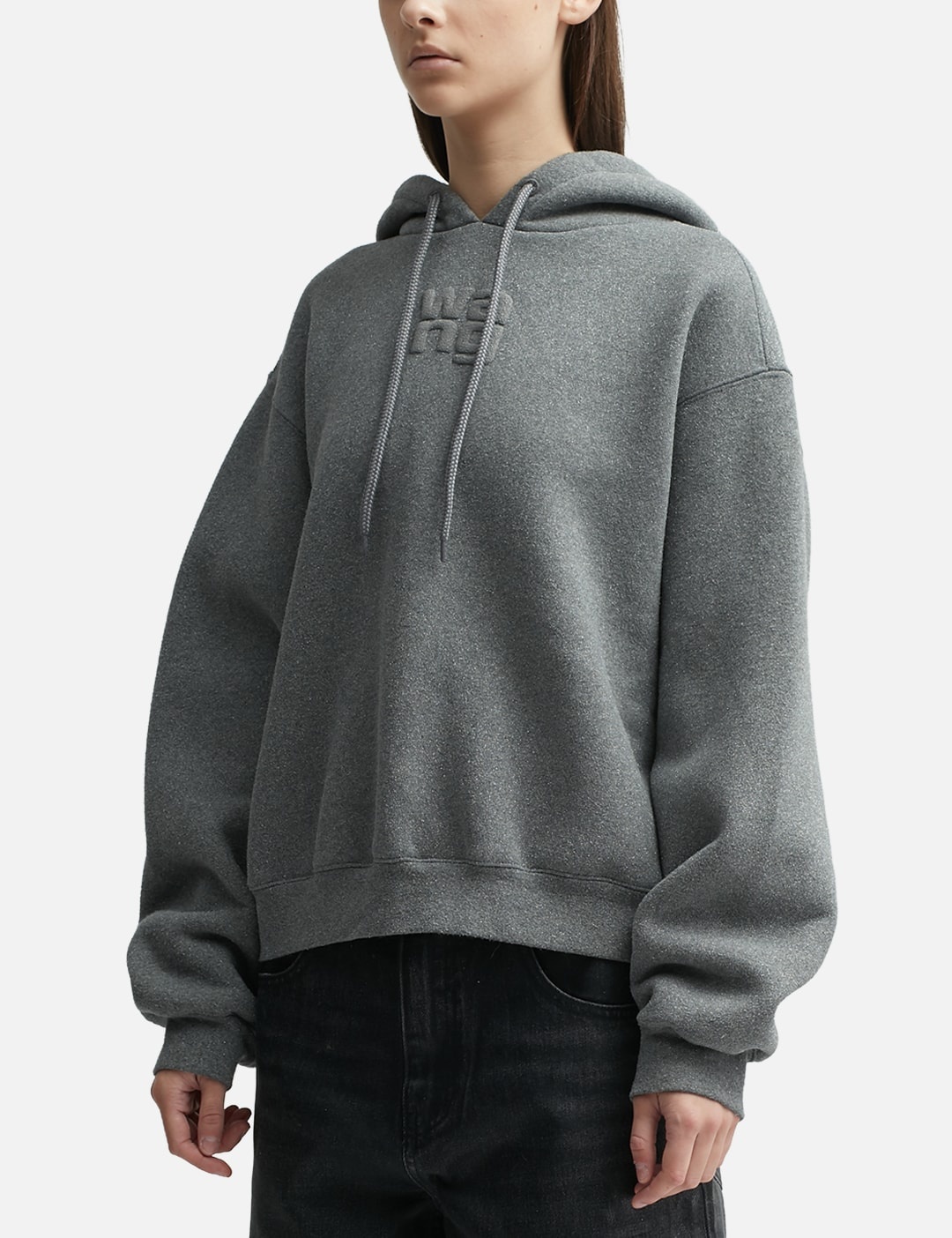 alexanderwang.t GLITTER TERRY HOODIE