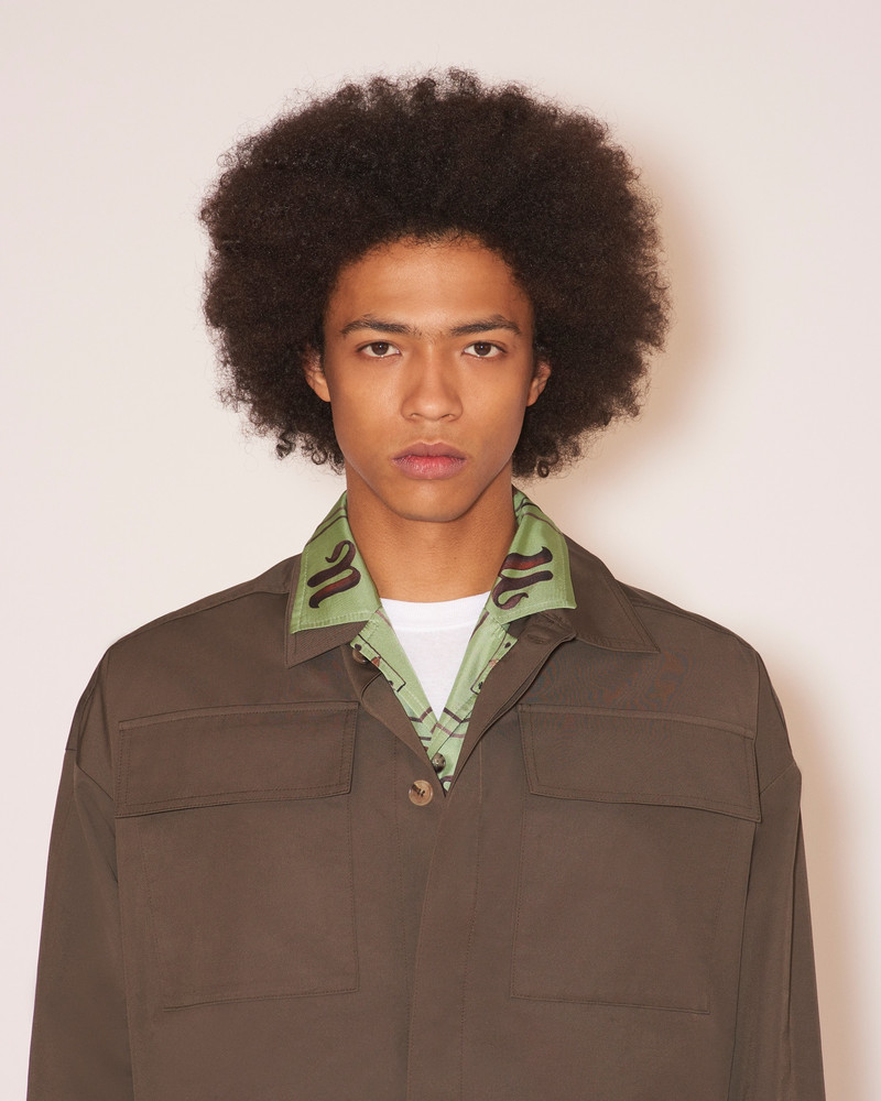 BENO - Tech twill box-fit jacket - Soil 5