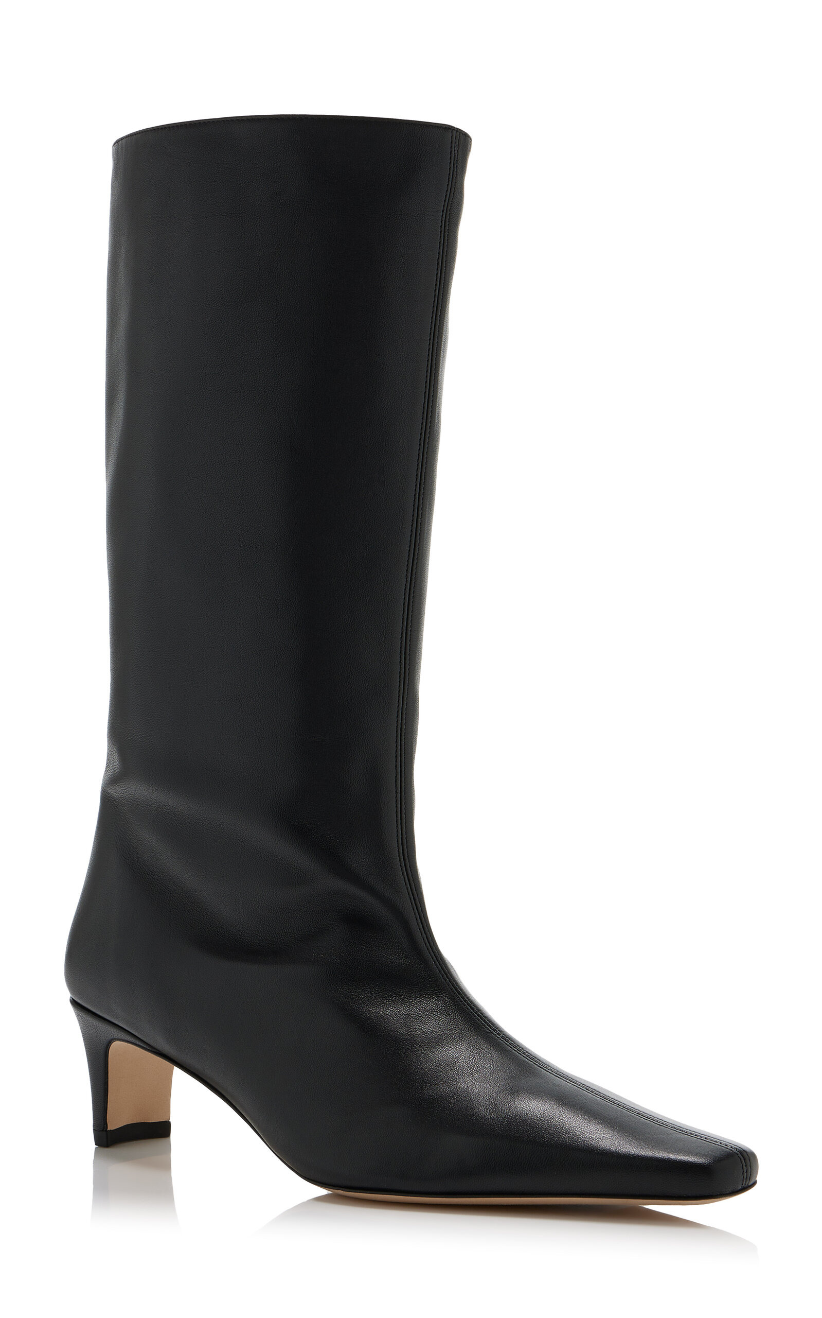 Wally Leather Mid-Calf Boots black - 4