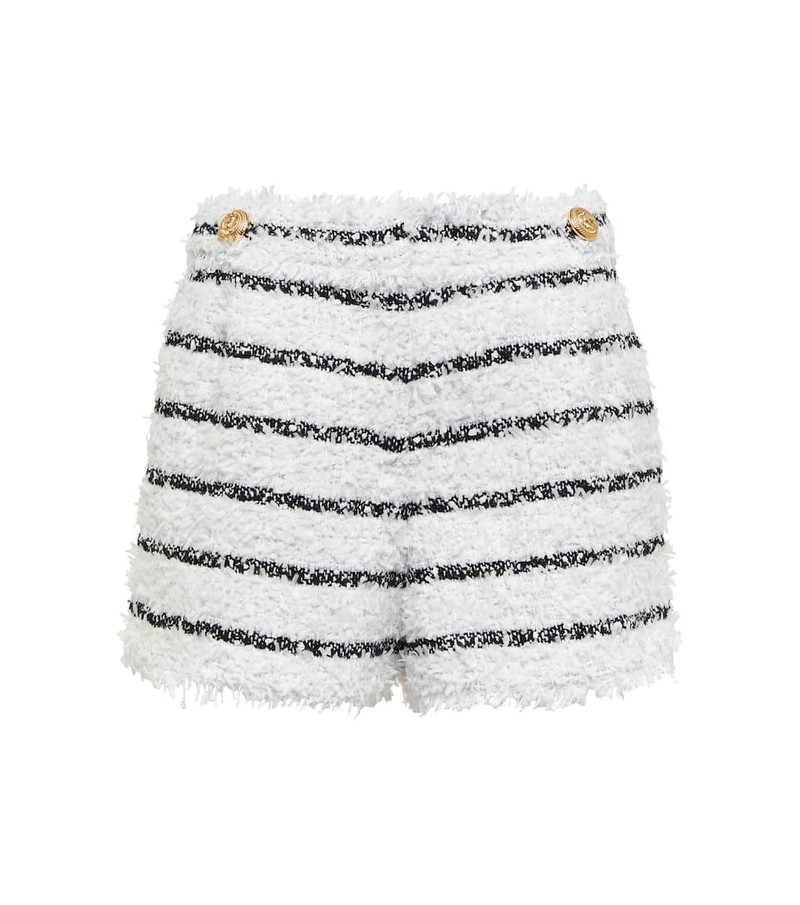 Bouclé tweed shorts 1