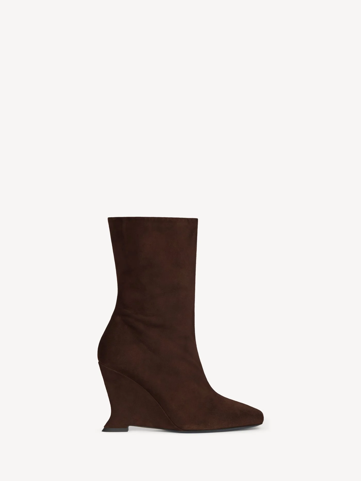 Wedge ankle boots in suede - 1