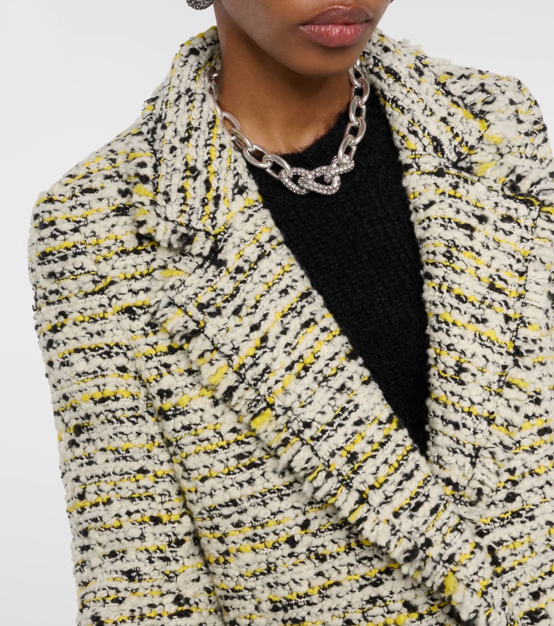 Etiennega wool-blend blazer - 4