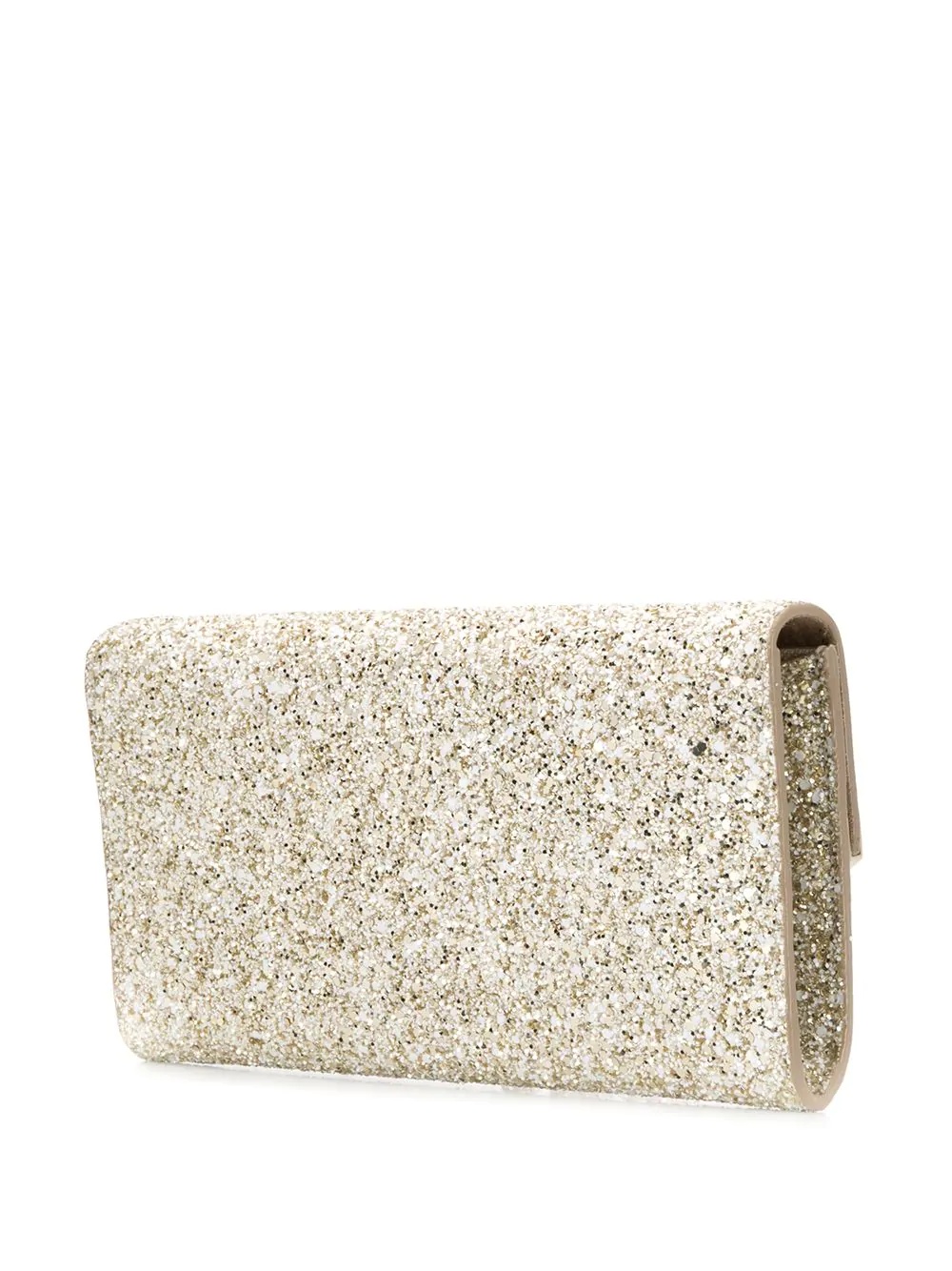 Emmie glitter-embellished clutch bag - 3