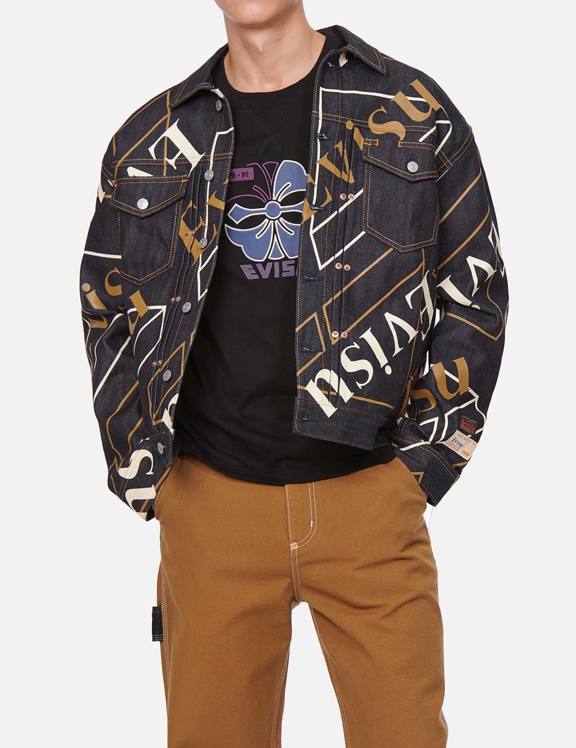 LOGO MONOGRAM DENIM JACKET - 3