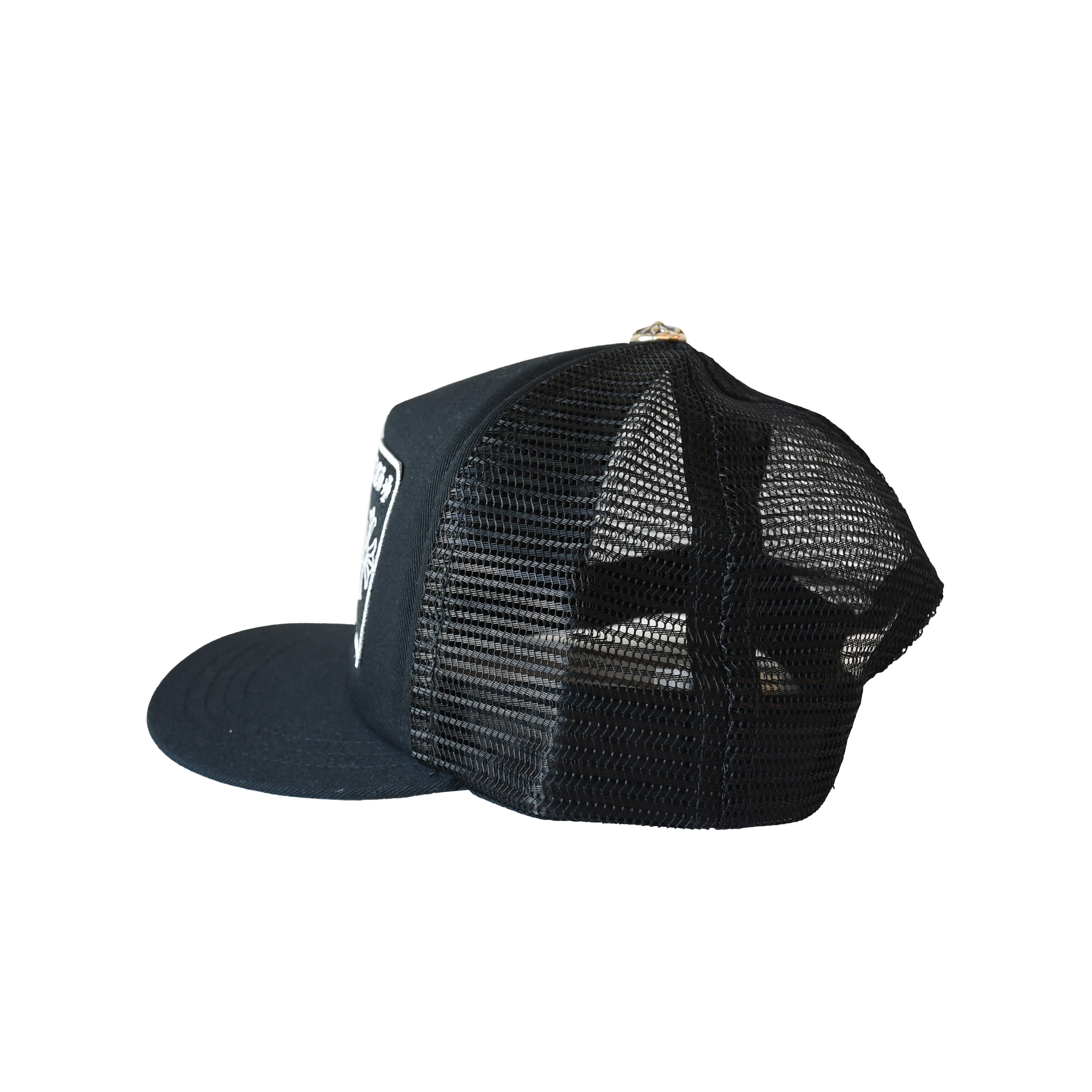 Chrome Hearts CH Hollywood Trucker Hat Black - 2