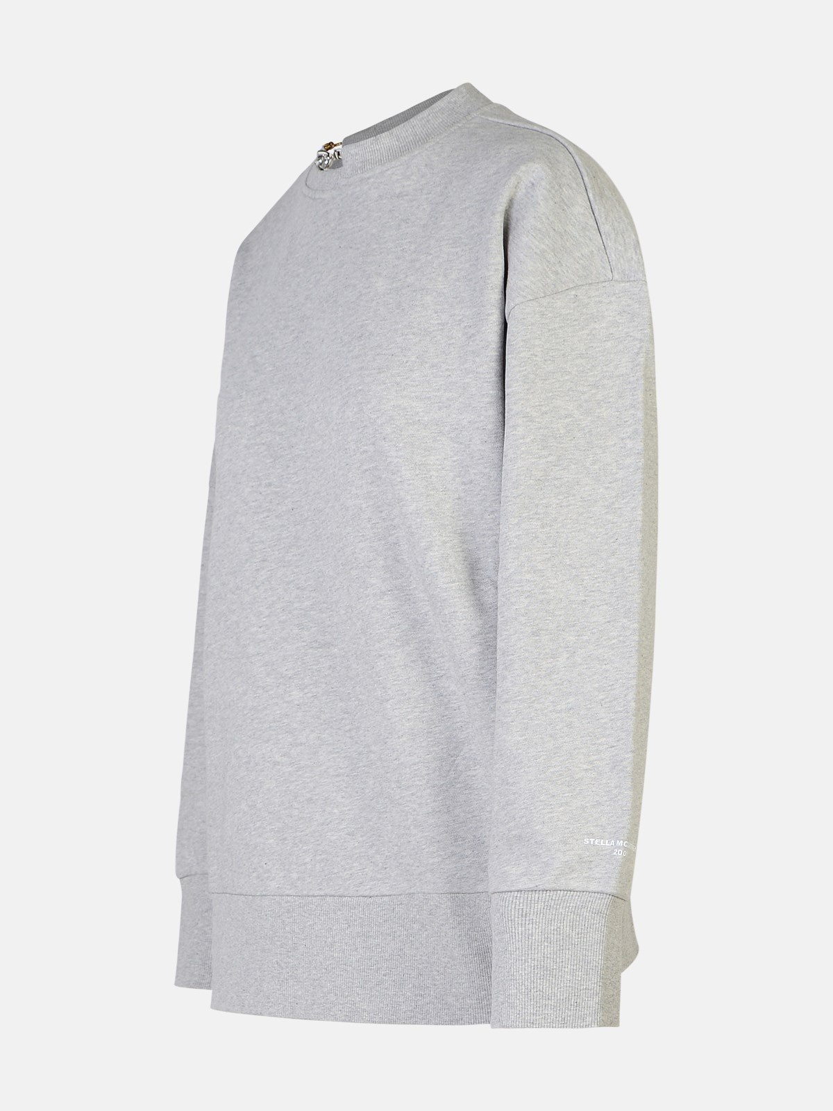 'STELLA MCCARTNEY' GREY COTTON SWEATSHIRT - 2