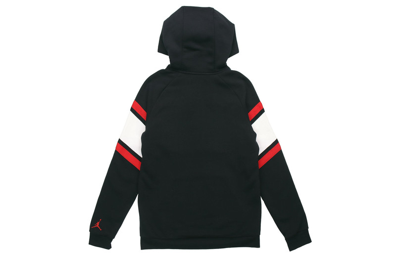 Jordan Air Jordan Air Fleece Pullover Hoodies Athleisure 'Black' BQ5655-010 outlook