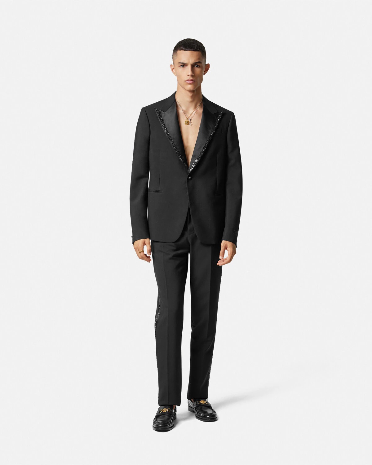 Embellished Single-Breasted Blazer - 2