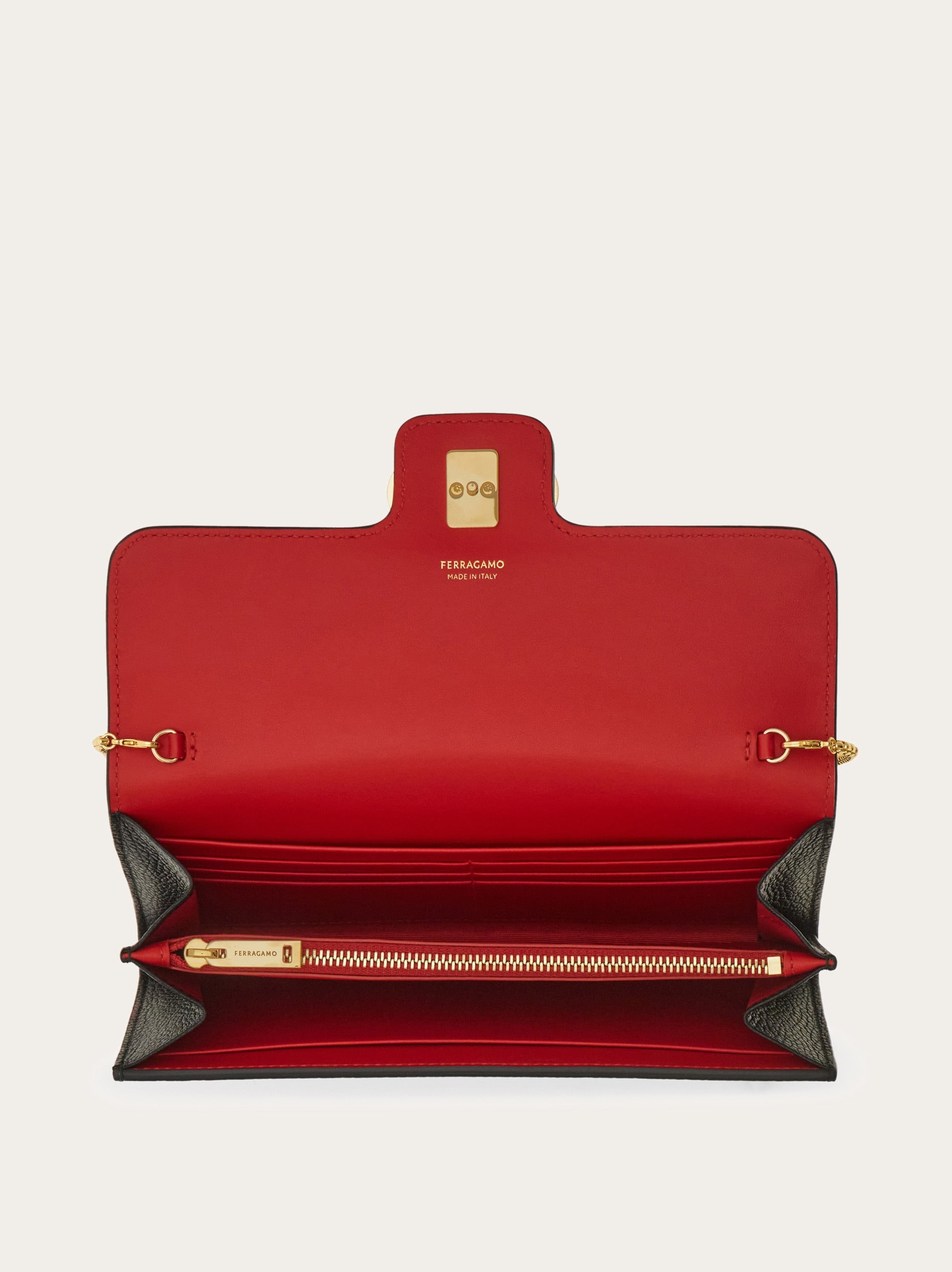 Gancini wallet with shoulder strap - 5