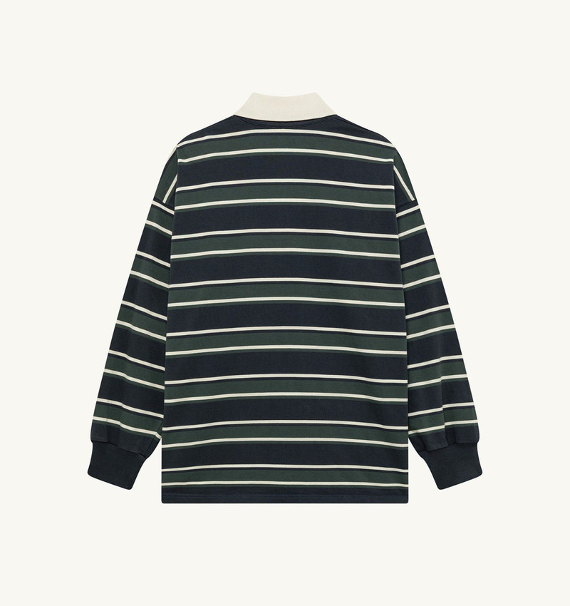 UNISEX STRIPED RUGBY POLO 4
