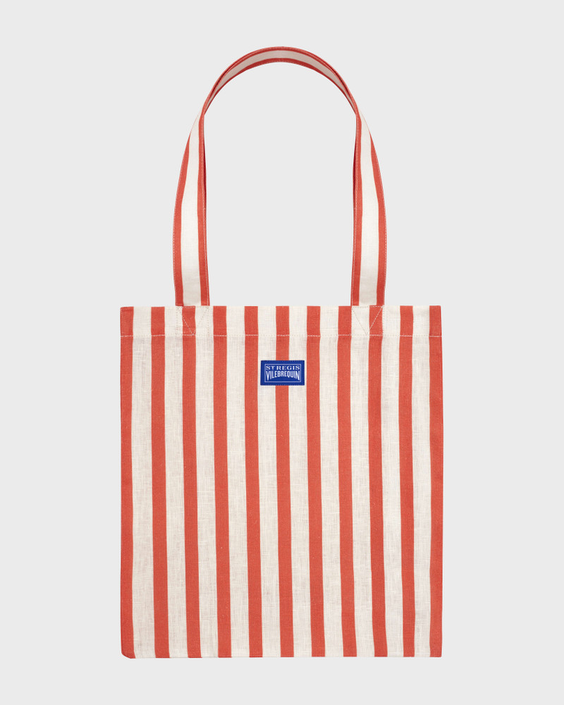Vilebrequin Men Linen Tote Bag Stripes - Vilebrequin x St Regis outlook