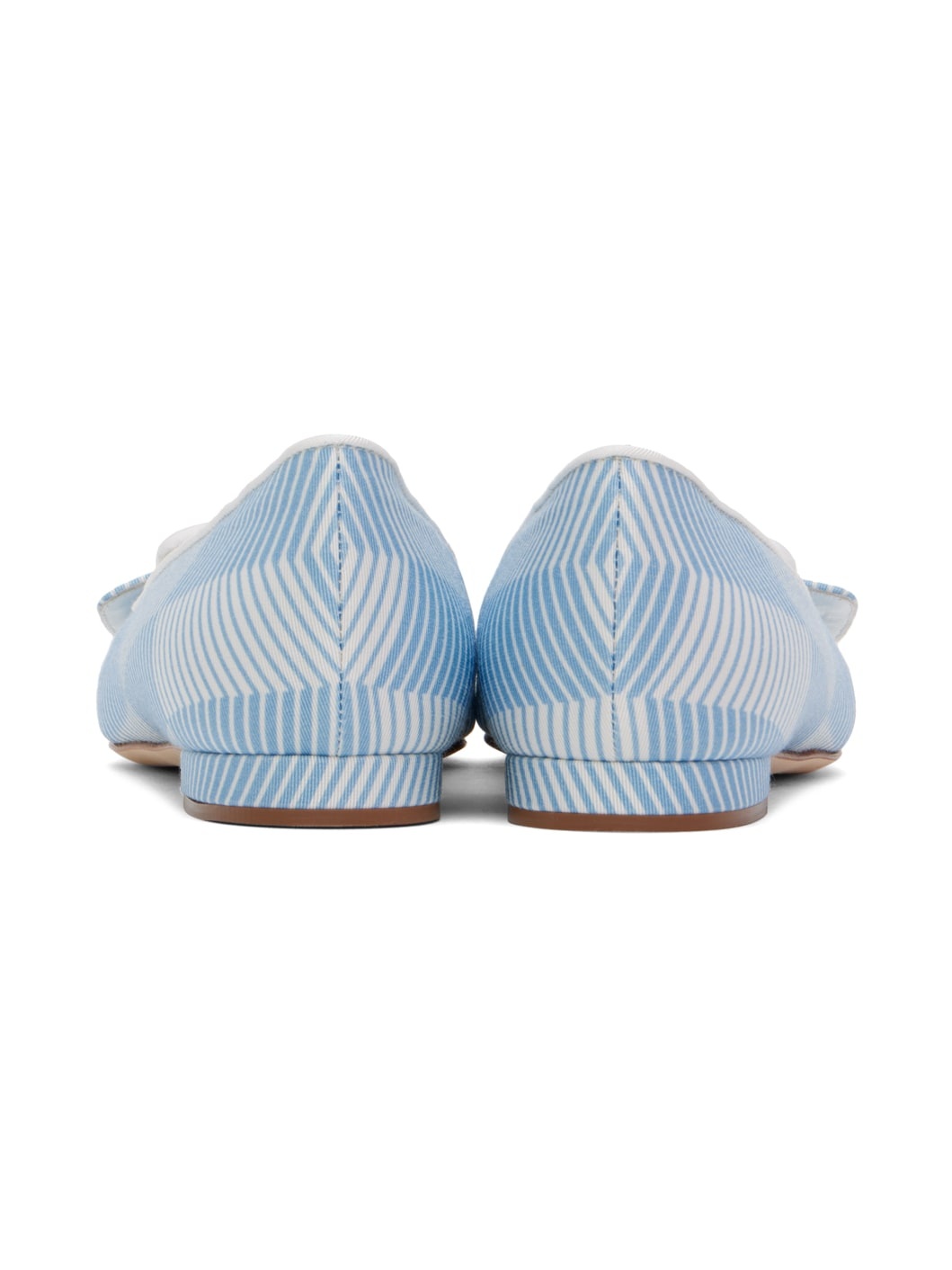 Blue & White Maysale Ballerina Flats - 2