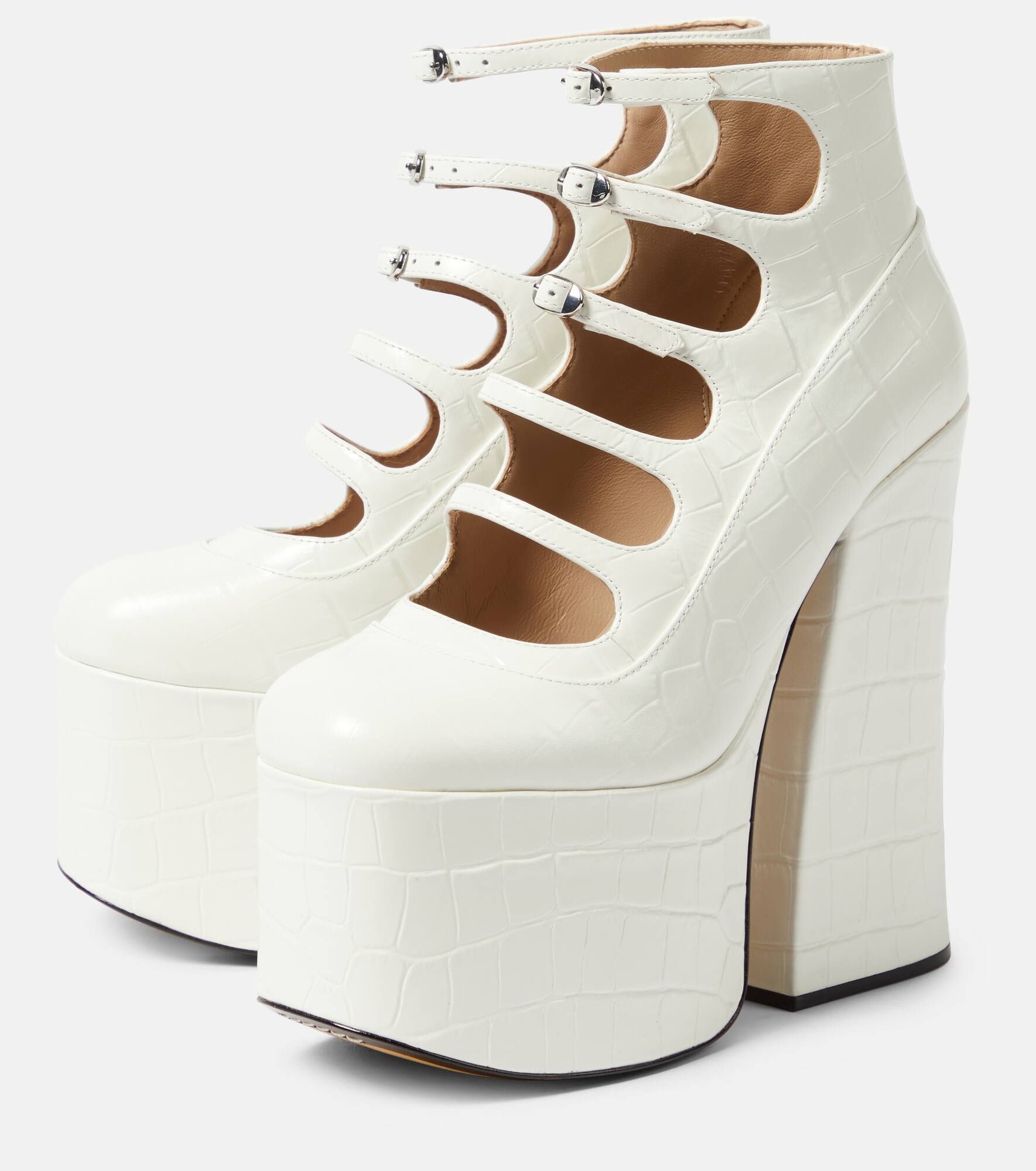 Kiki 150 leather platform ankle boots - 5