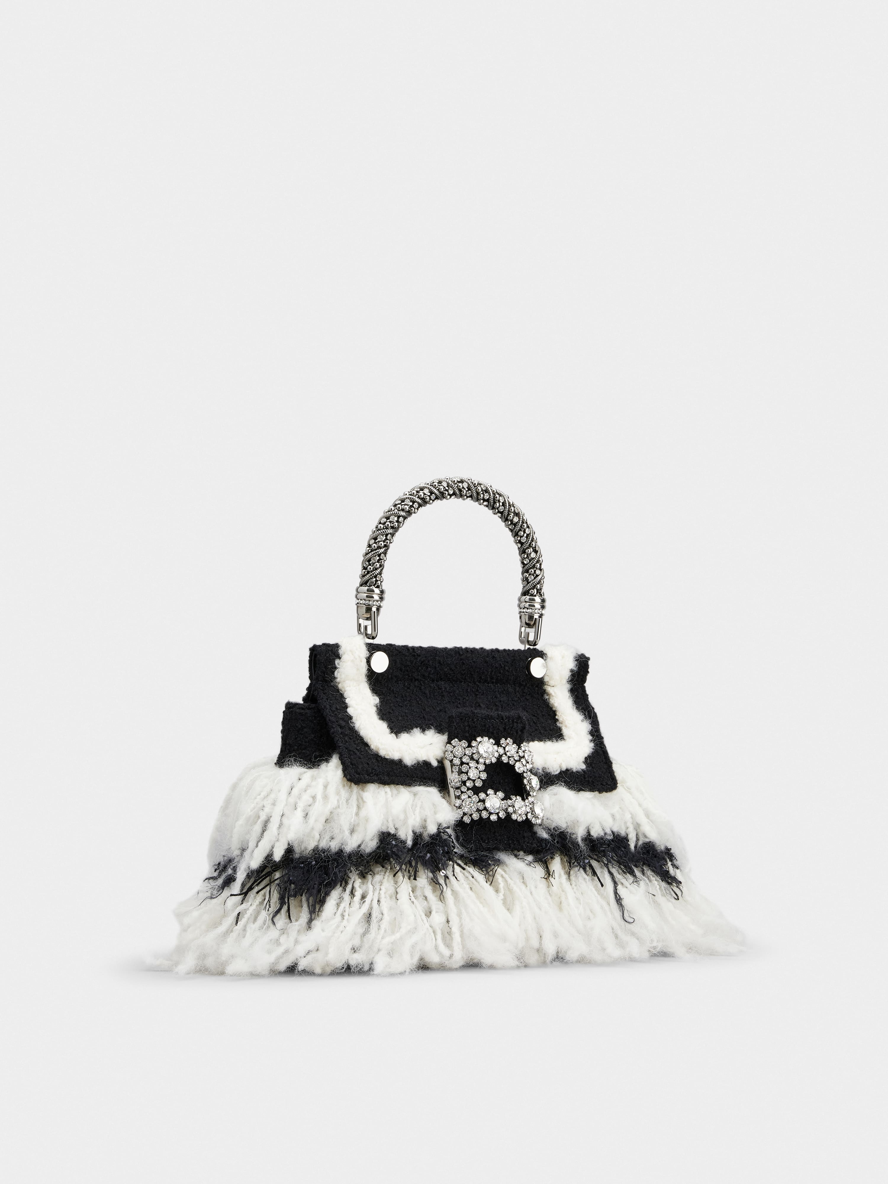 Jewel Efflorescence Mini Bag in wool - 3