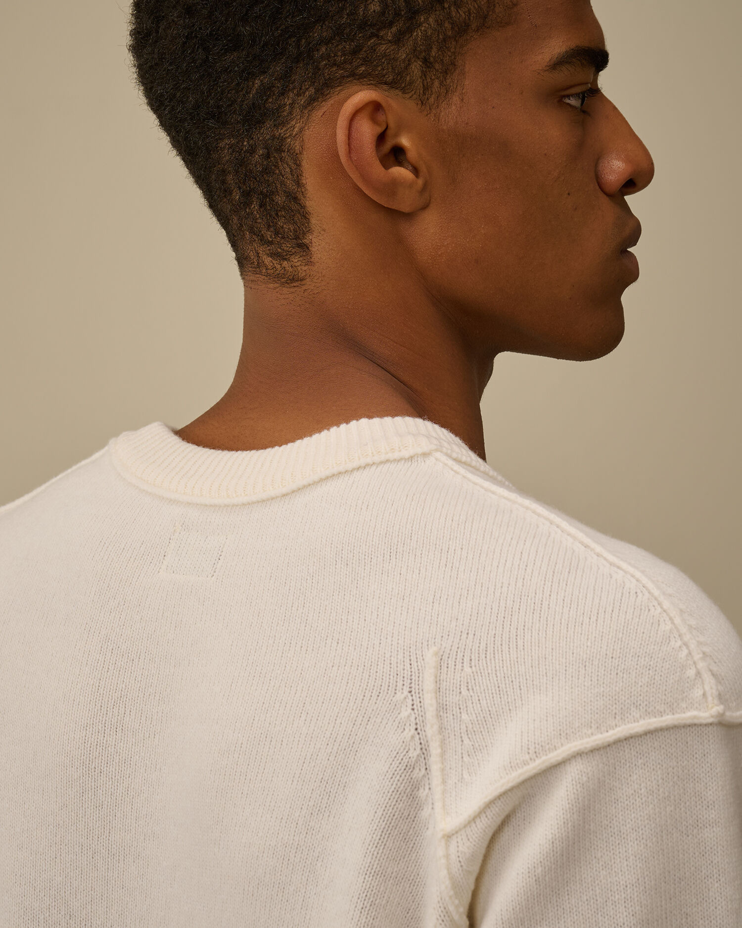 Lambswool GRS Crewneck Lens Sweater - 5
