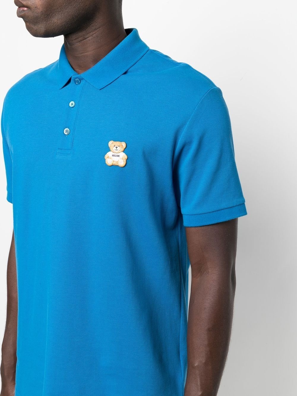 logo embroidered polo shirt - 5