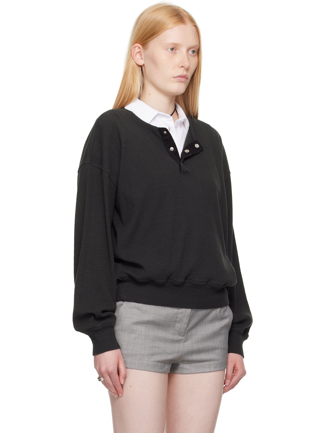 Gray Balloon Sweatshirt - 2