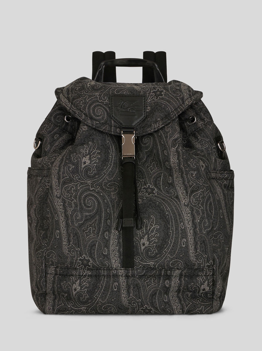 PAISLEY BACKPACK WITH ETRO LOGO AND PEGASO - 1