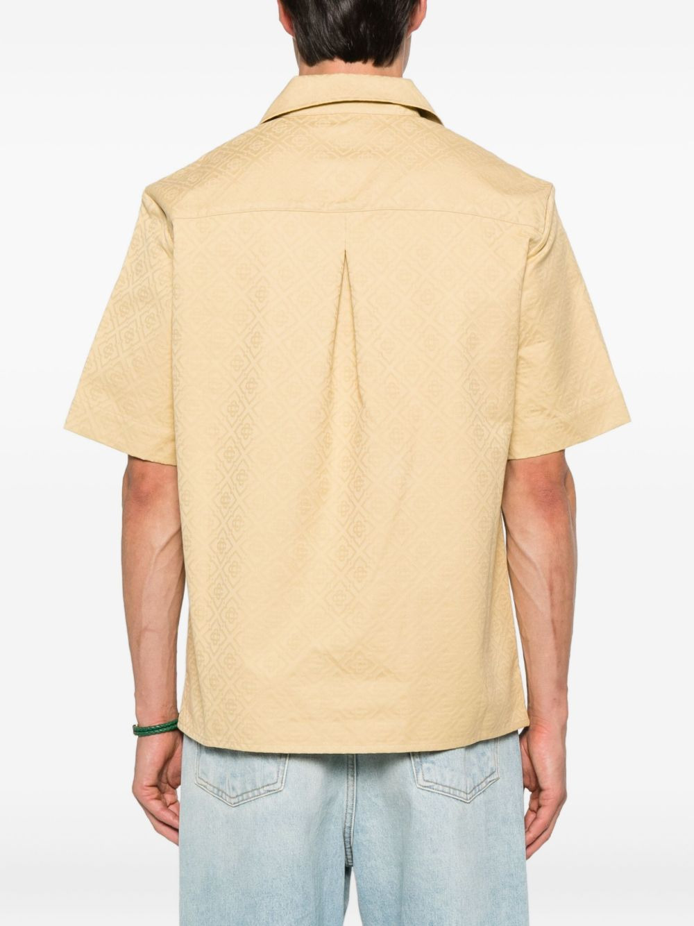 monogram-pattern shirt - 4