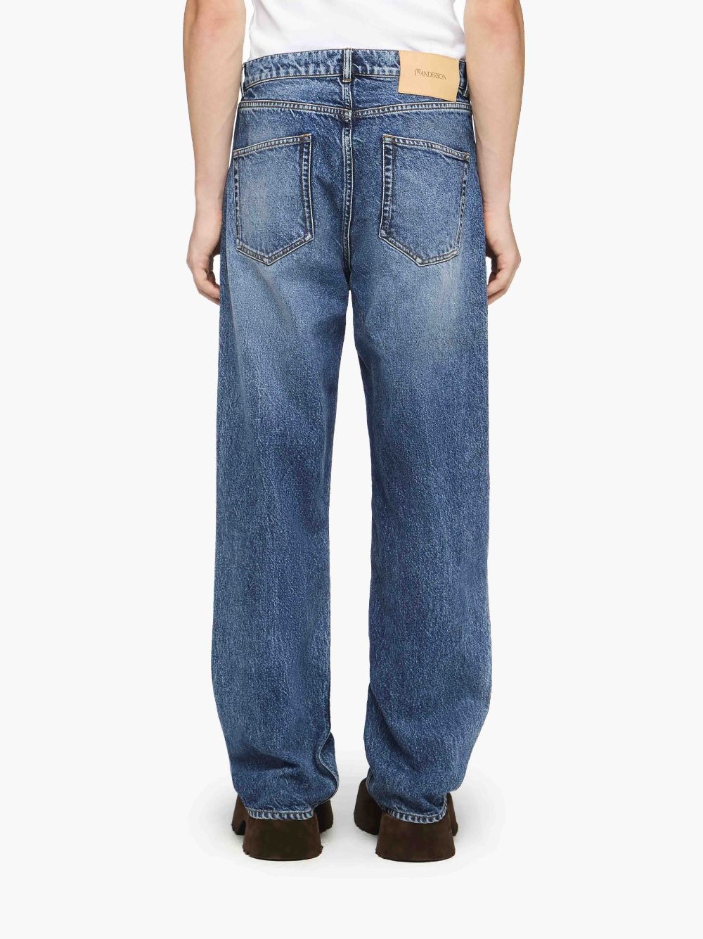 STRAIGHT LEG DENIM JEANS - 3