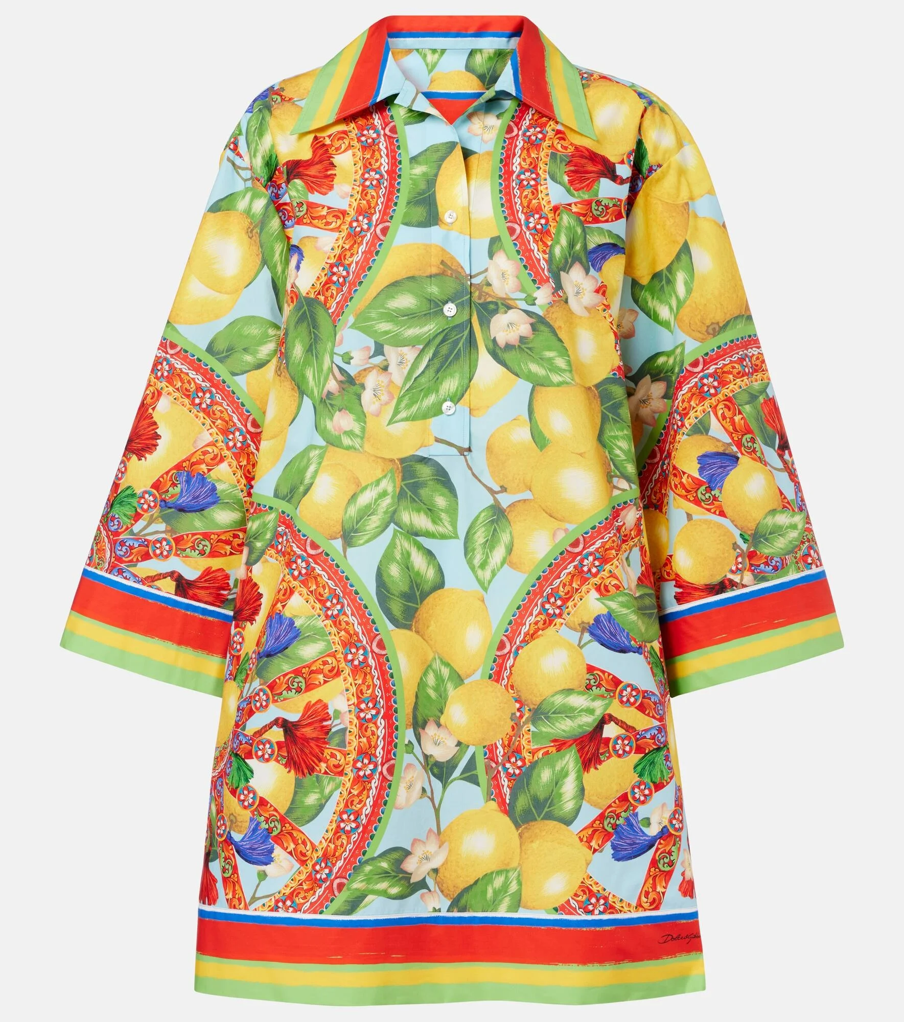 Oversized printed shirt - 1