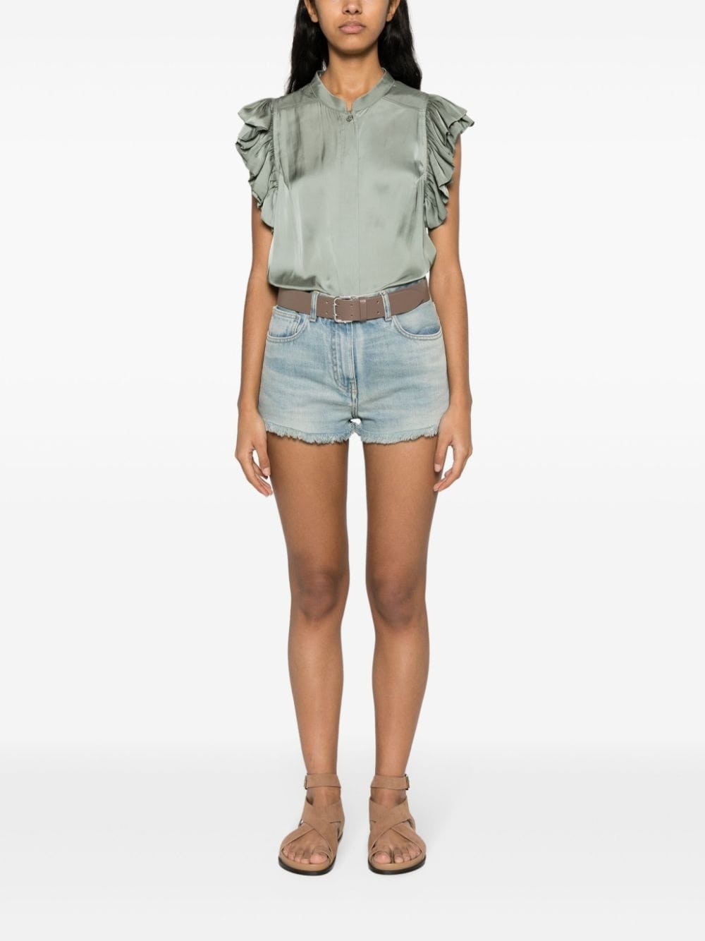 Tiza ruched-detailed shirt - 2