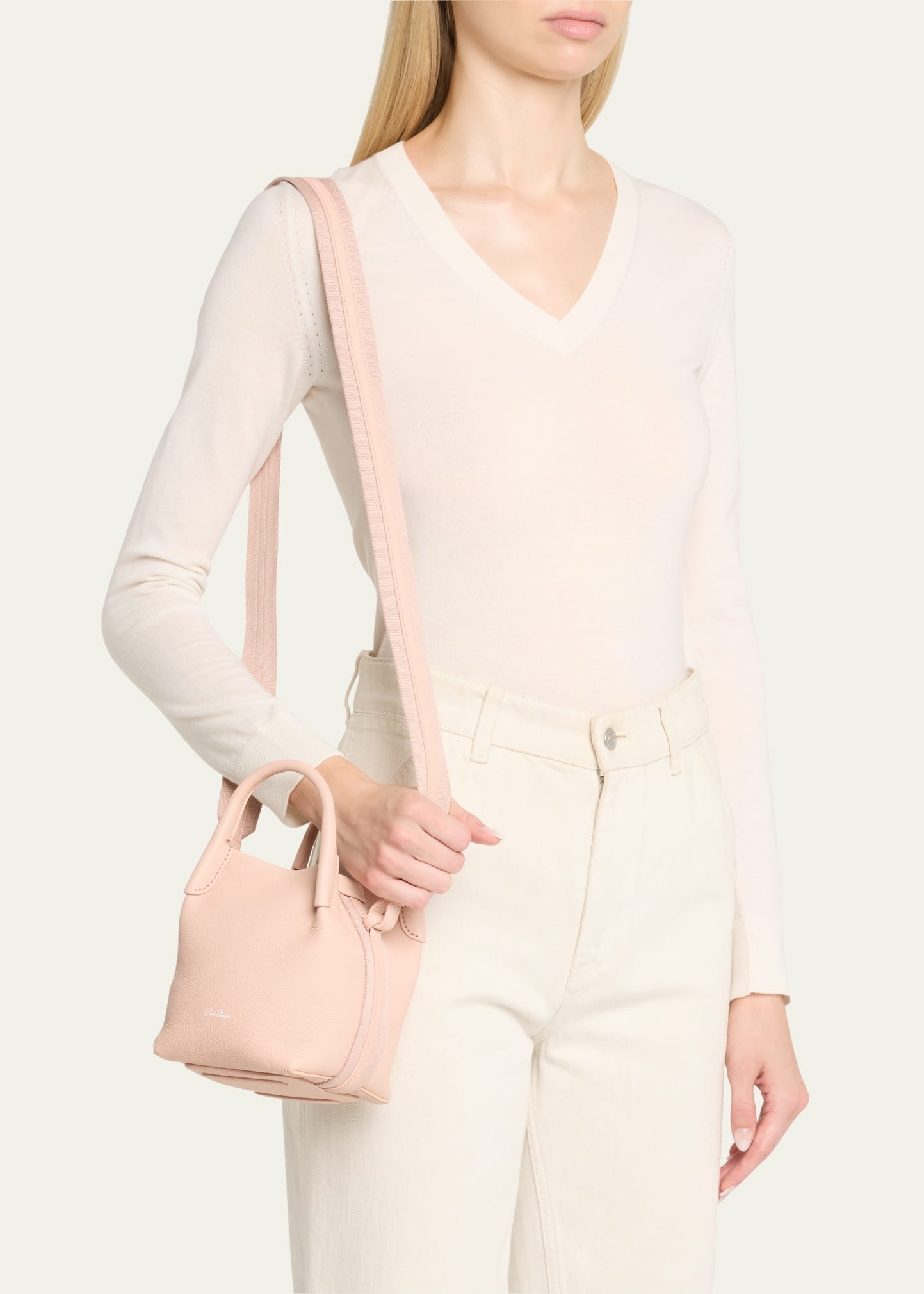 Bale Micro Grain Leather Crossbody Bag - 2