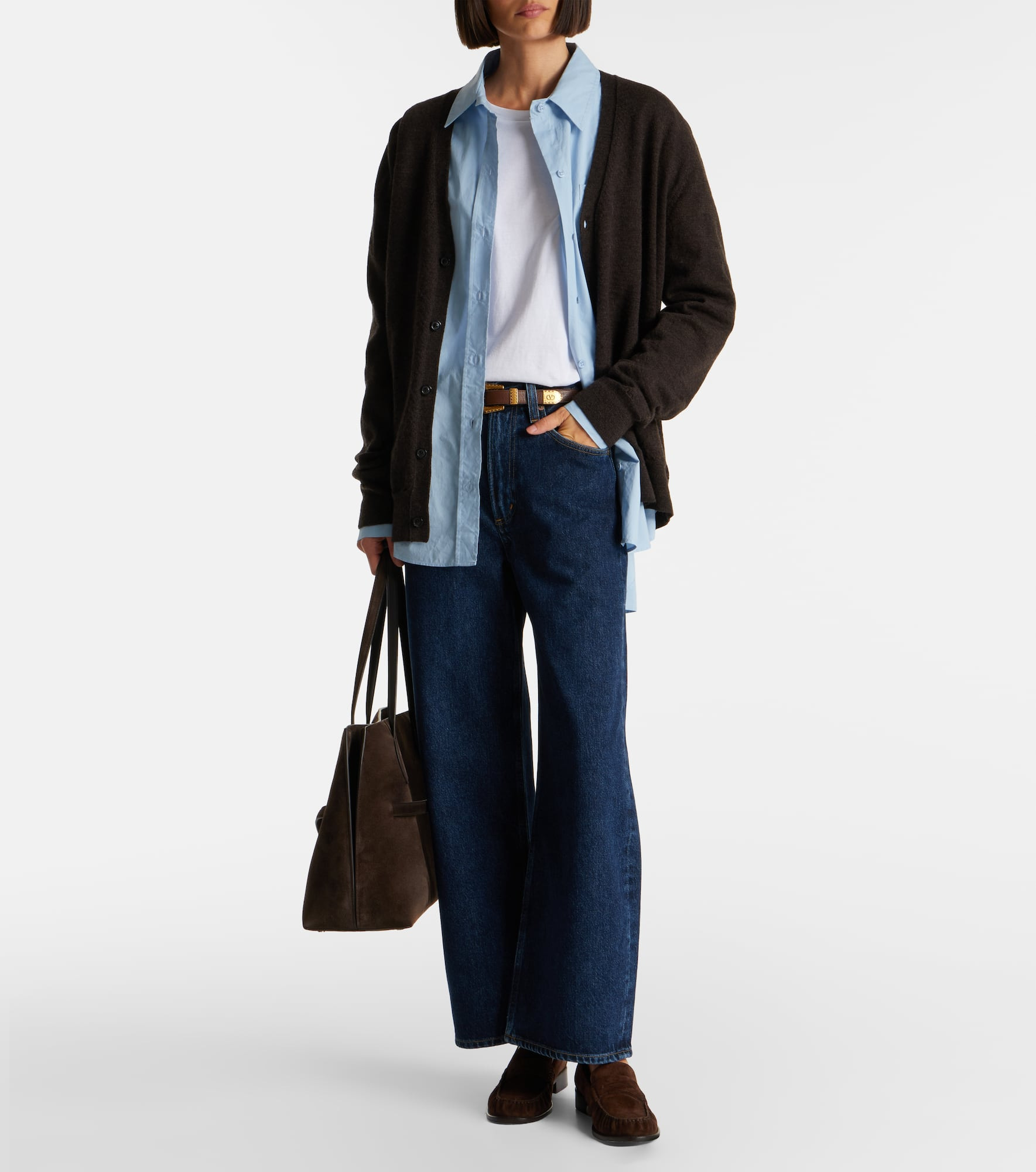Low Curve cropped mid-rise barrel-leg jeans - 2