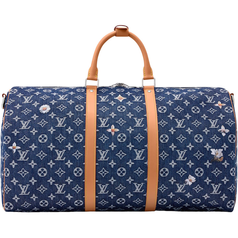 LOUIS VUITTON Keepall Bandoulière 50 'Blue' M27781 3
