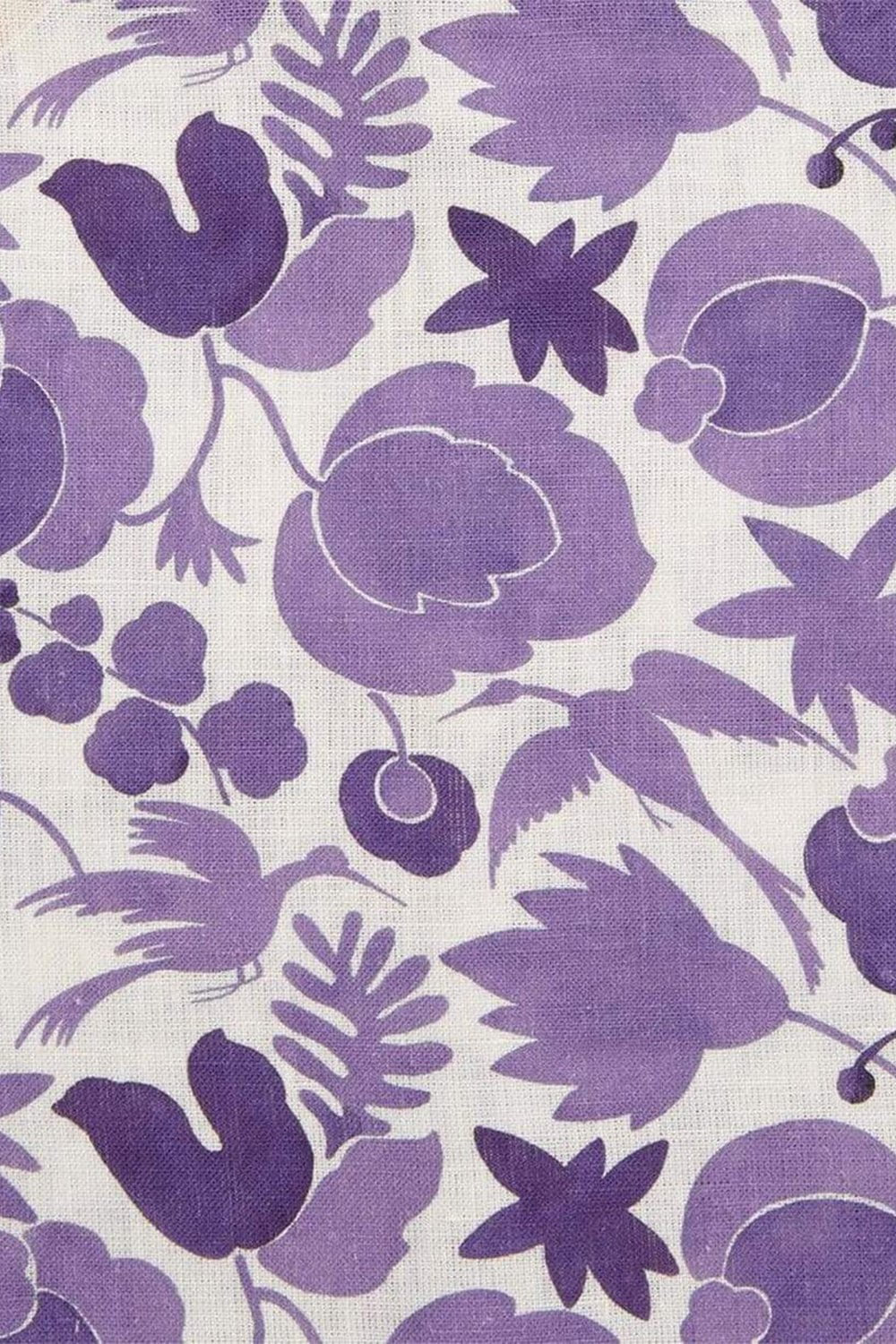 Large Napkins Set Of 6 - Wildbird Viola - 5