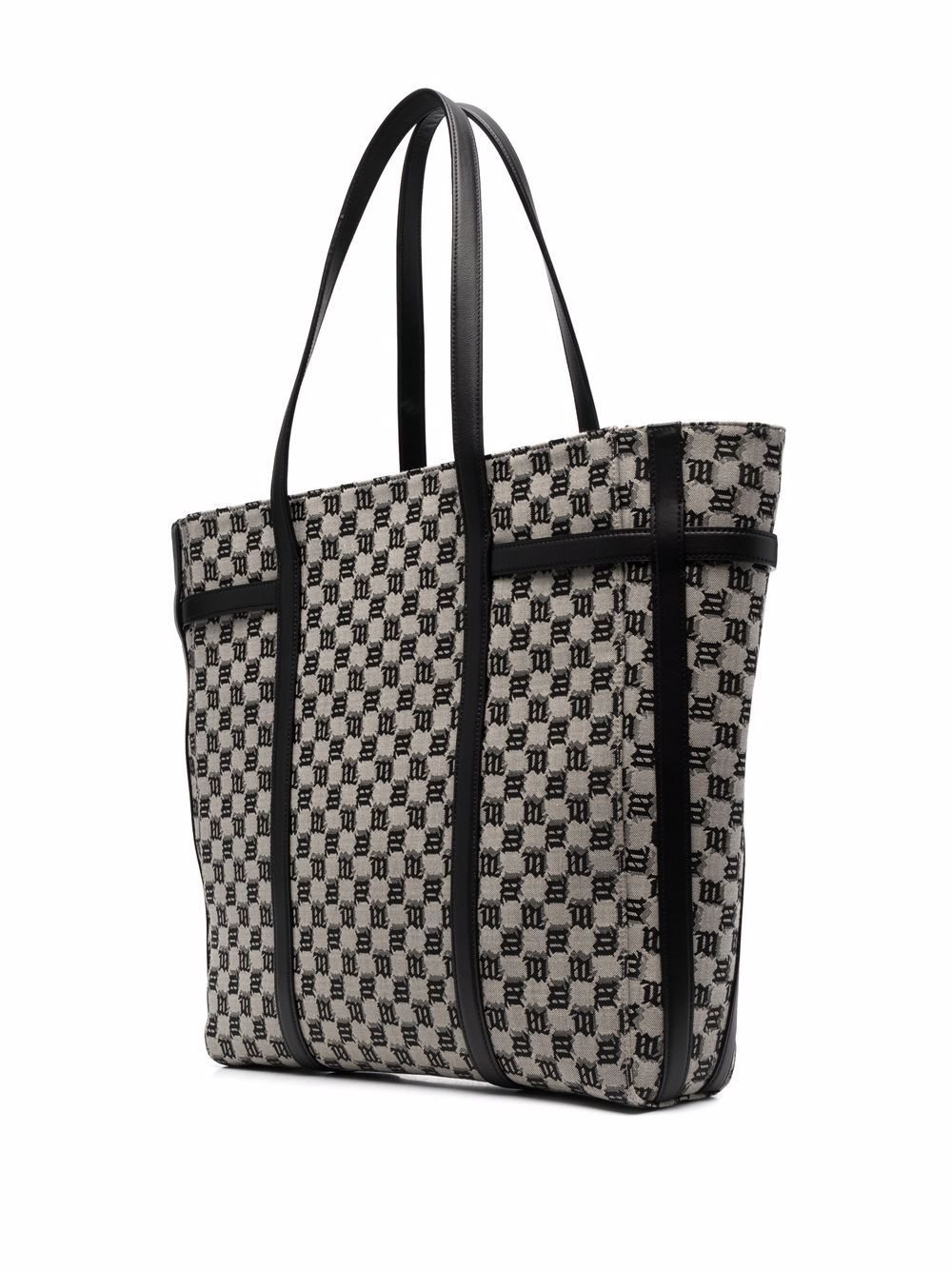 monogram-pattern tote bag - 3